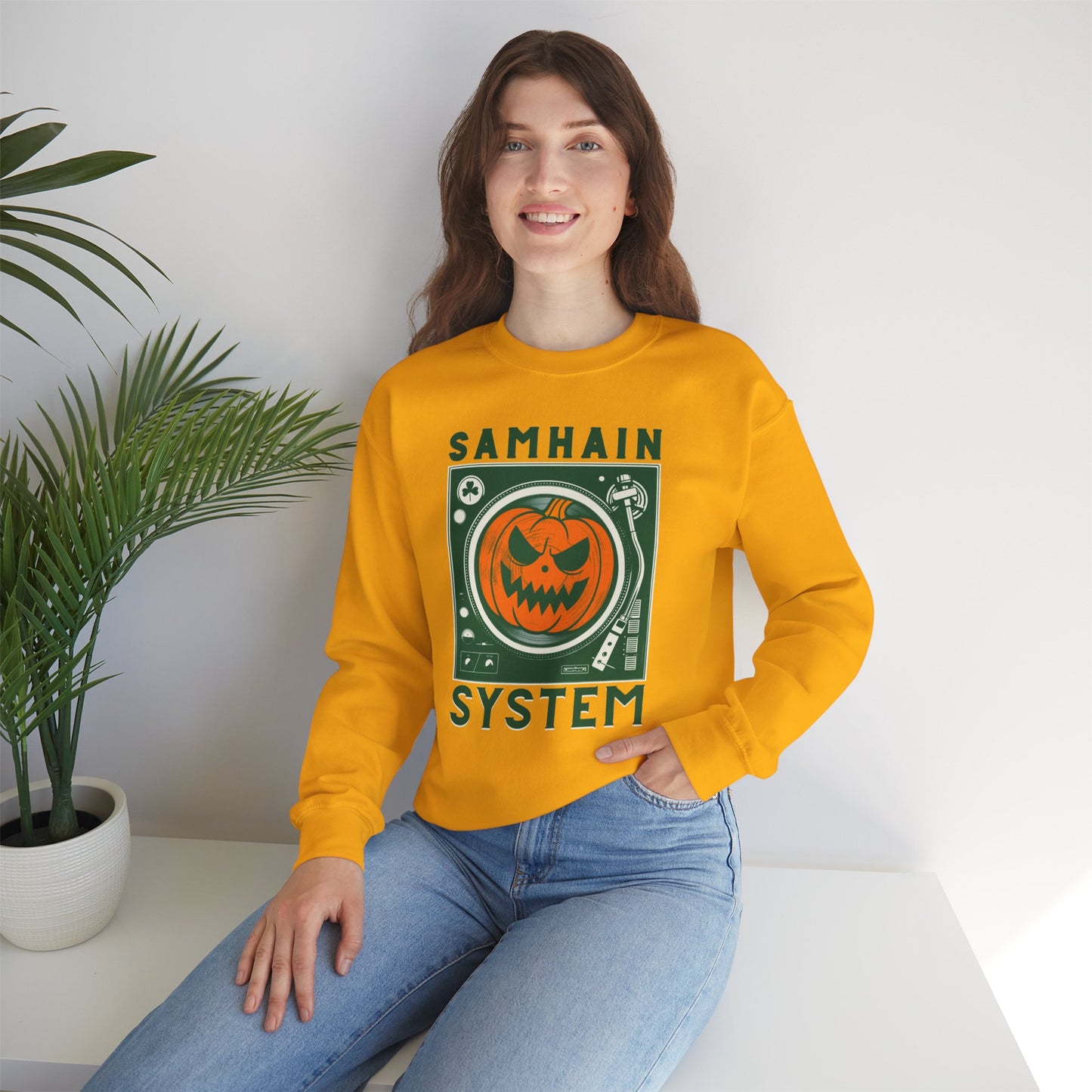 SAMHAIM SYSTEM Unisex Heavy Blend Crewneck Sweatshirt