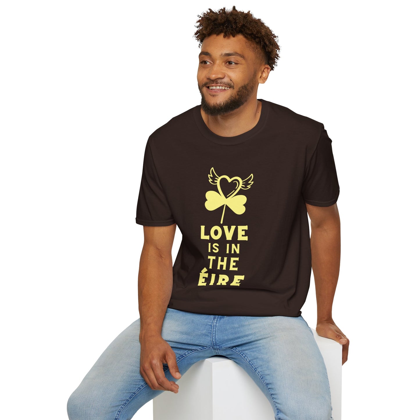 LOVE IS IN THE ÉIRE 2 Unisex Softstyle 100% Cotton T-Shirt