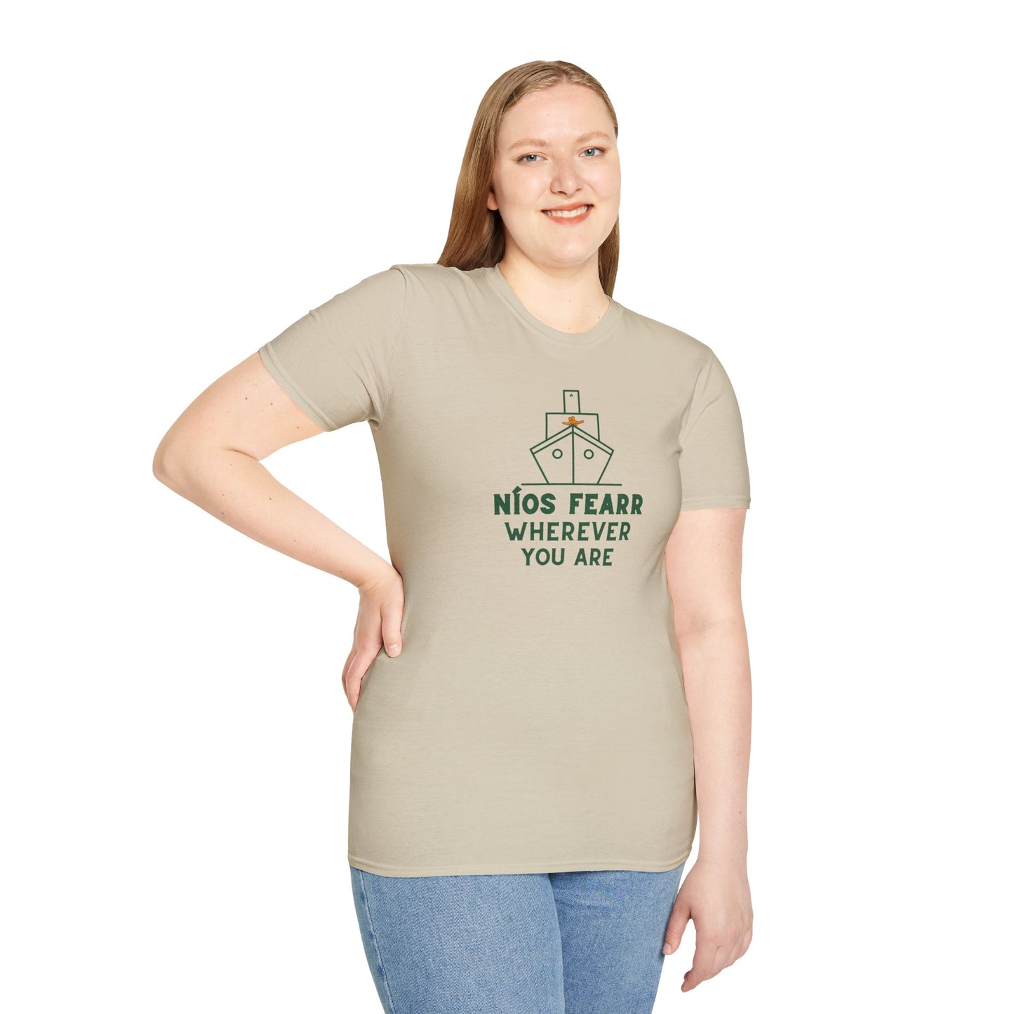 NÍOS FEARR WHEREVER YOU ARE Unisex Softstyle 100% Cotton T-Shirt