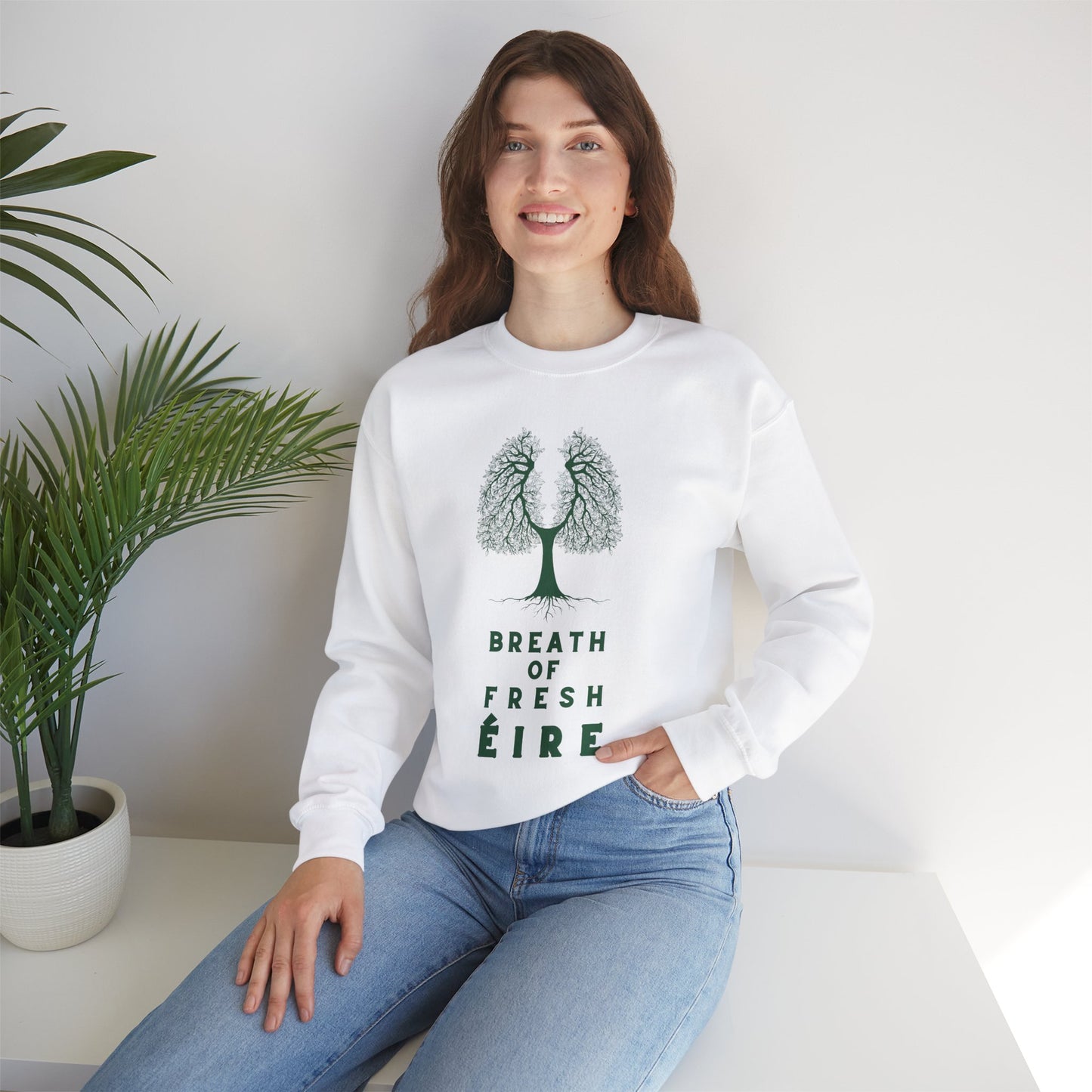 BREATH OF FRESH ÉIRE Unisex Heavy Blend™ Crewneck Sweatshirt