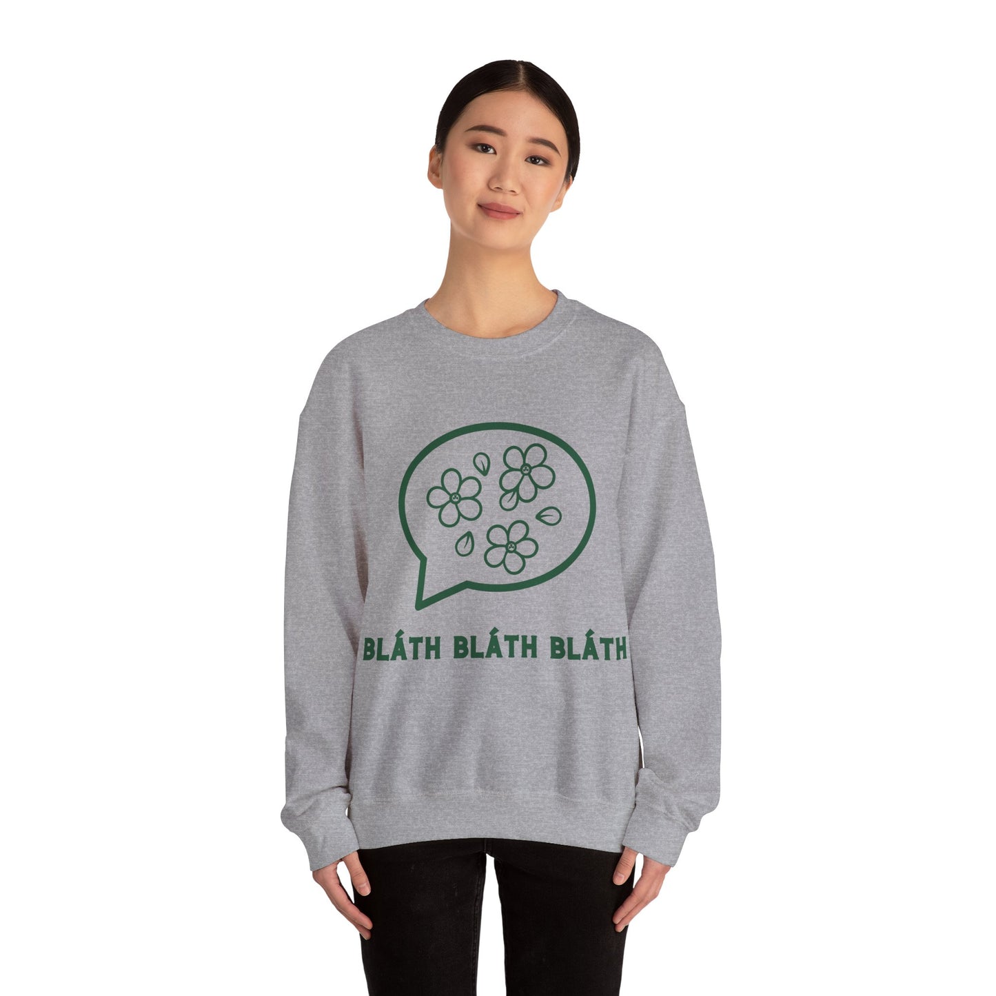 BLÁTH BLÁTH BLÁTH Unisex Heavy Blend Crewneck Sweatshirt