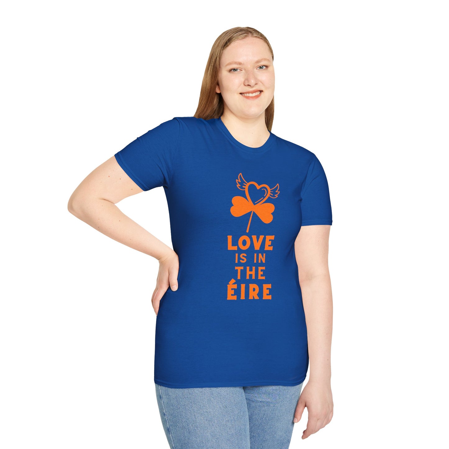 LOVE IS IN THE ÉIRE 2 Unisex Softstyle 100% Cotton T-Shirt