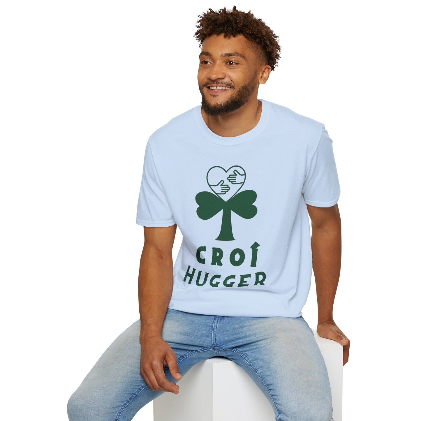 CROÍ HUGGER Unisex Softstyle 100% Cotton T-Shirt
