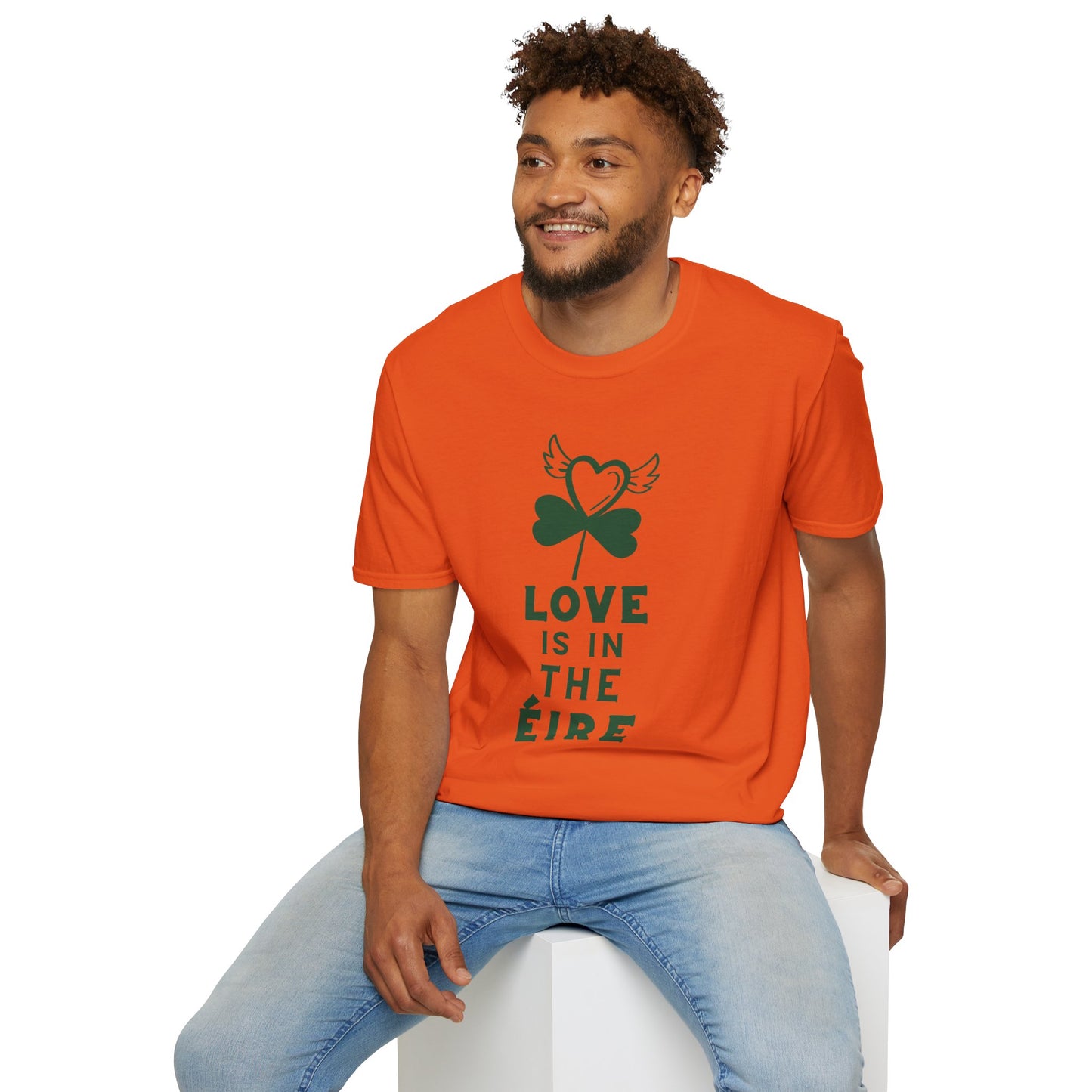 LOVE IS IN THE ÉIRE 2 Unisex Softstyle 100% Cotton T-Shirt