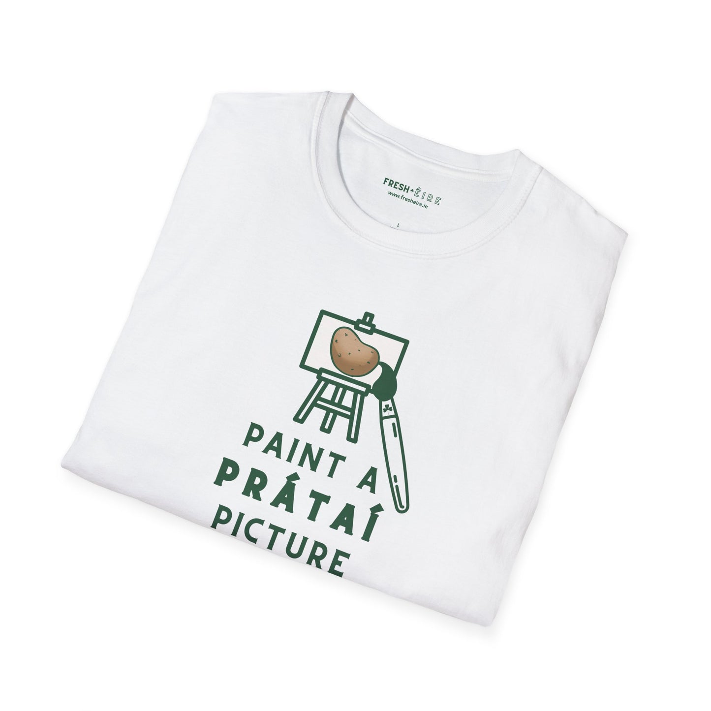 PAINT A PRÁTAÍ PICTURE Unisex Softstyle 100% Cotton T-Shirt