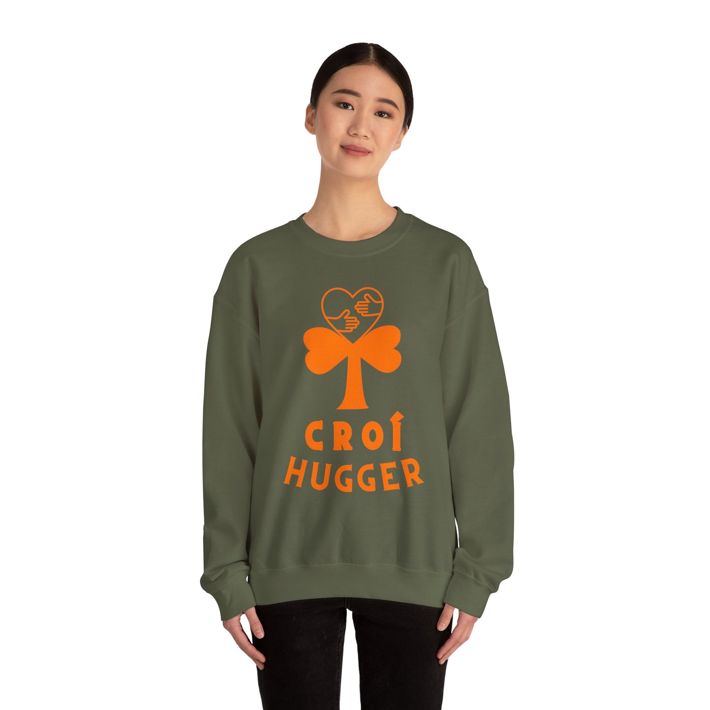 CROÍ HUGGER Unisex Heavy Blend™ Crewneck Sweatshirt