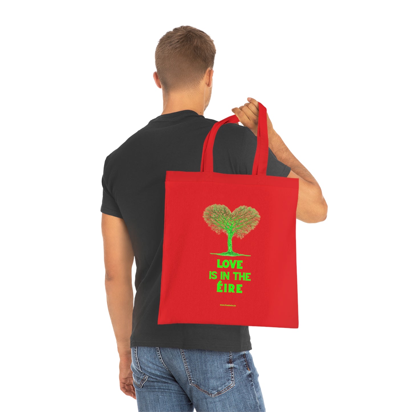 LOVE IS IN THE ÉIRE 100% Cotton Tote Bag