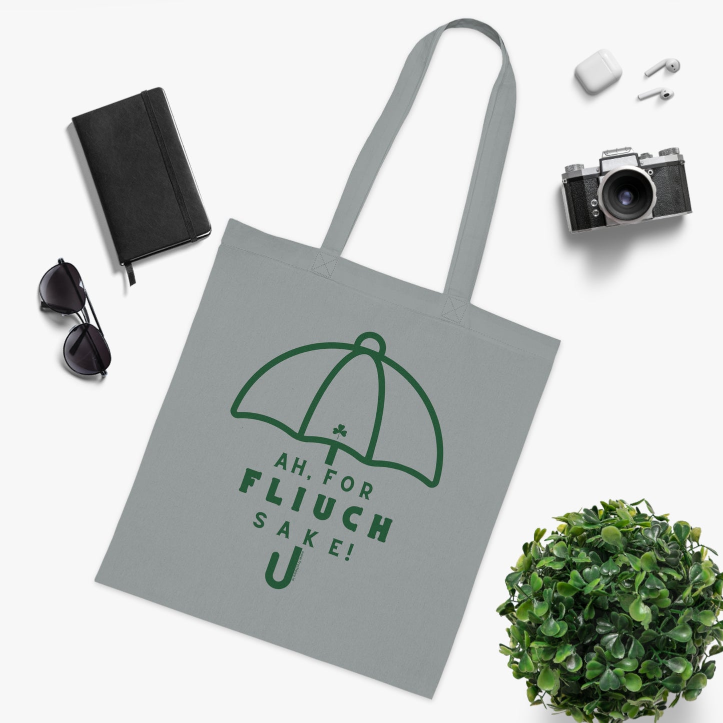 AH, FOR FLIUCH SAKE! 100% Cotton Tote Bag