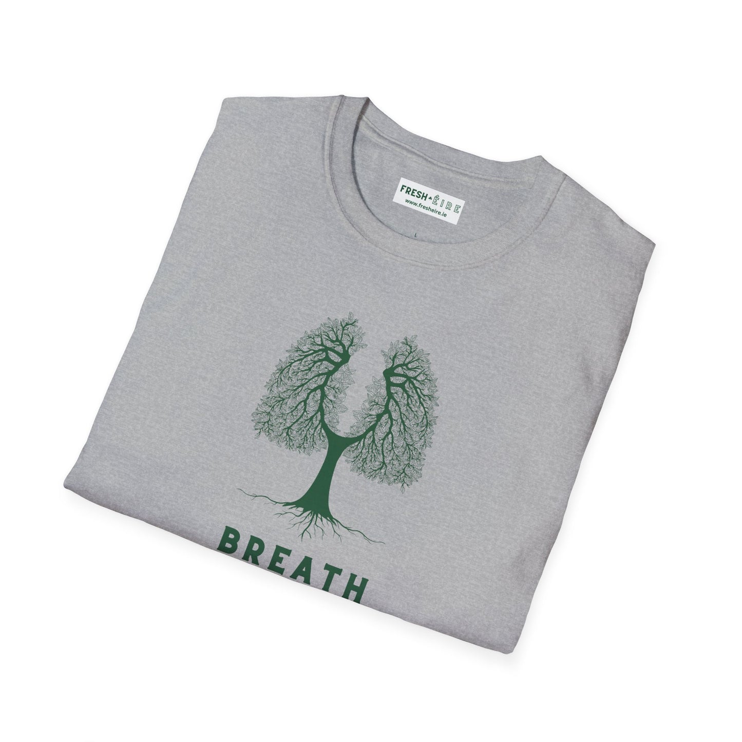 BREATH OF FRESH ÉIRE Unisex Softstyle 100% Cotton T-Shirt
