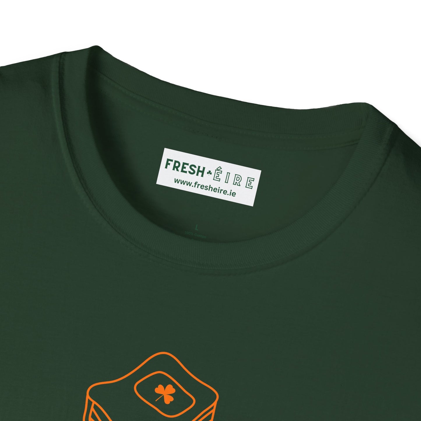I KNOW FOCAL IN IRISH Unisex Softstyle 100% Cotton T-Shirt