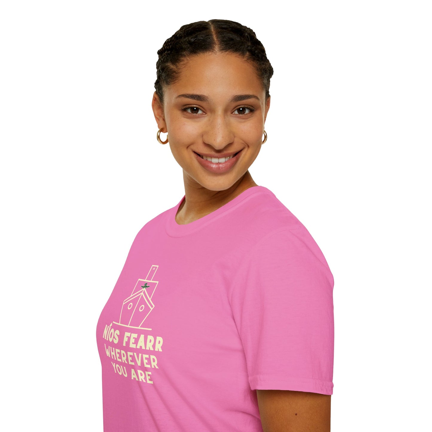 NÍOS FEARR WHEREVER YOU ARE Unisex Softstyle 100% Cotton T-Shirt