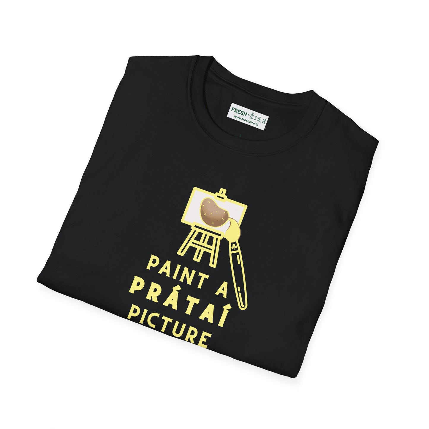 PAINT A PRÁTAÍ PICTURE Unisex Softstyle 100% Cotton T-Shirt