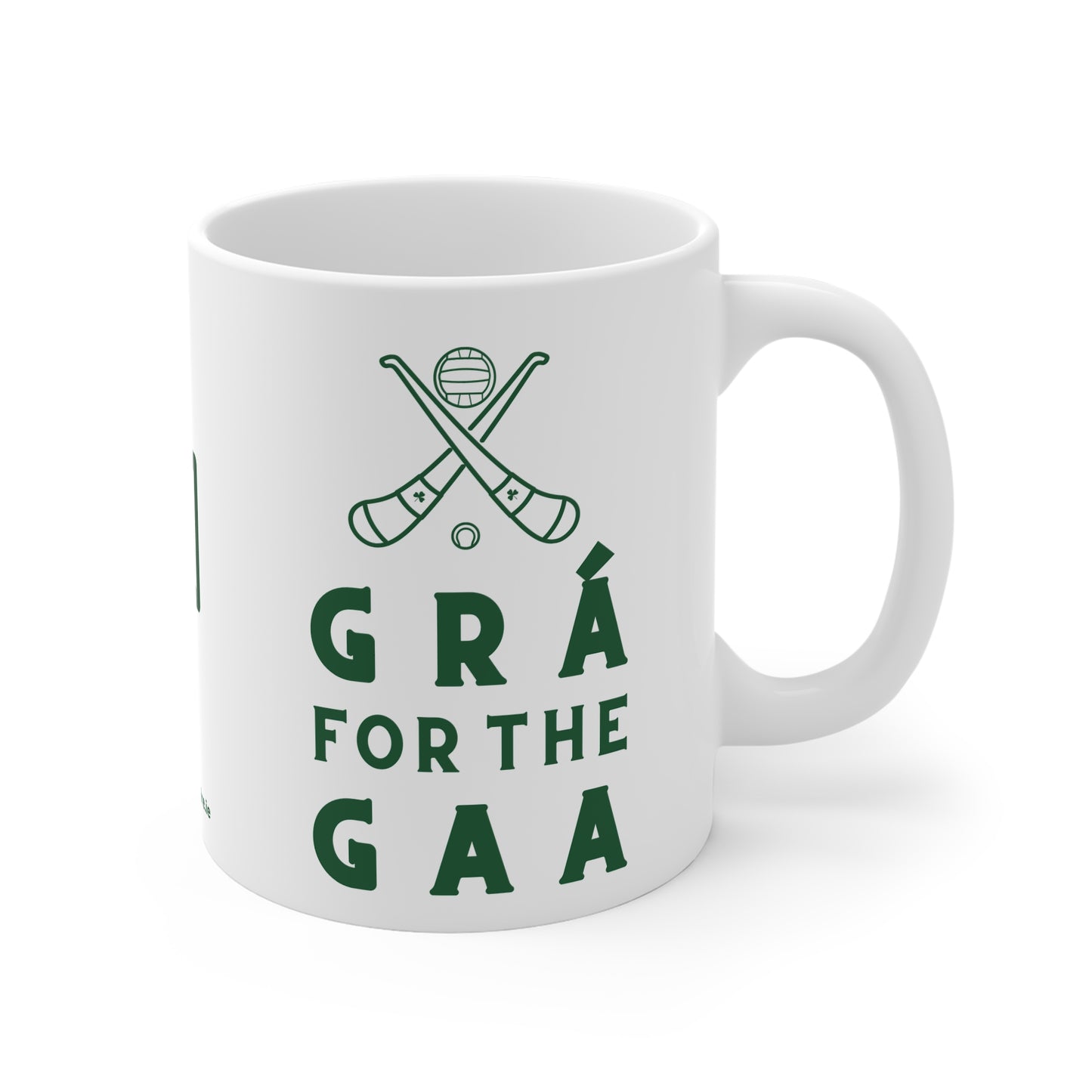 GRÁ FOR THE GAA 33cl White Ceramic Mug