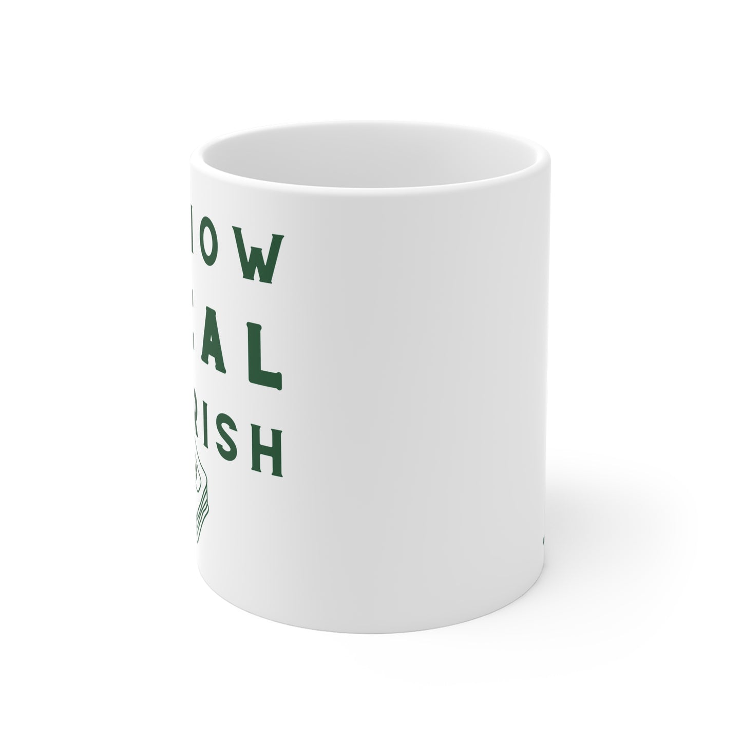 I KNOW FOCAL IN IRISH 33cl White Ceramic Mug