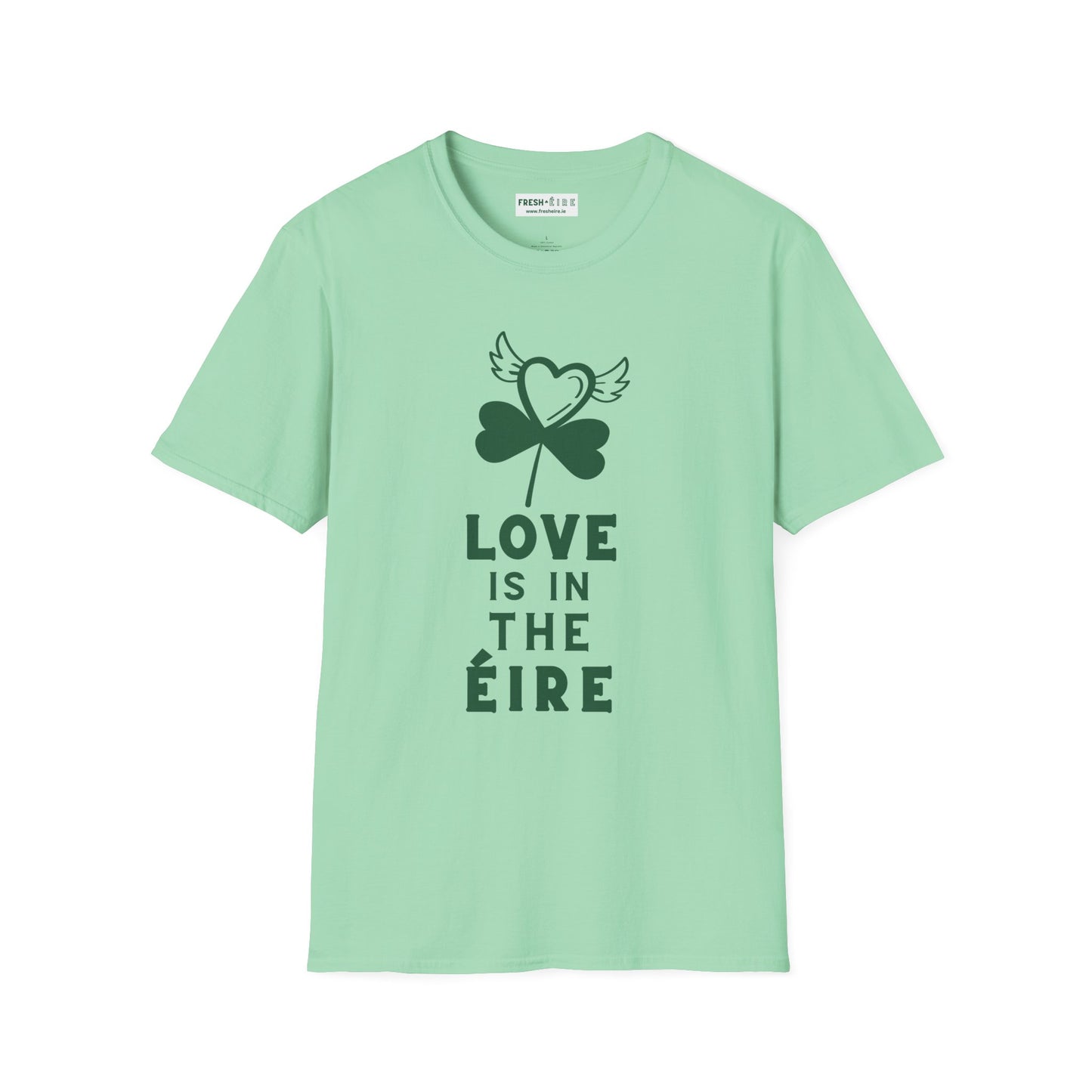 LOVE IS IN THE ÉIRE 2 Unisex Softstyle 100% Cotton T-Shirt