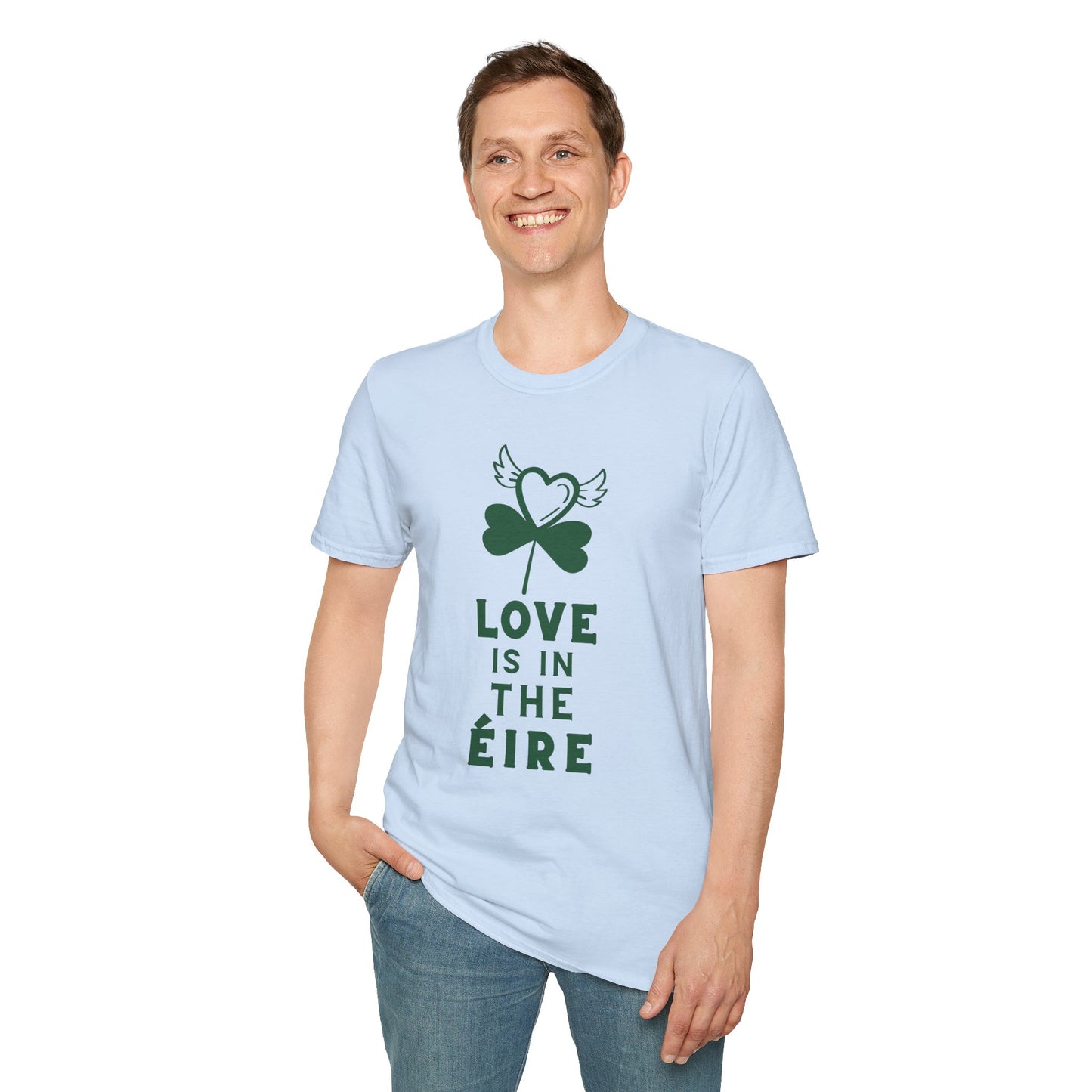 LOVE IS IN THE ÉIRE 2 Unisex Softstyle 100% Cotton T-Shirt