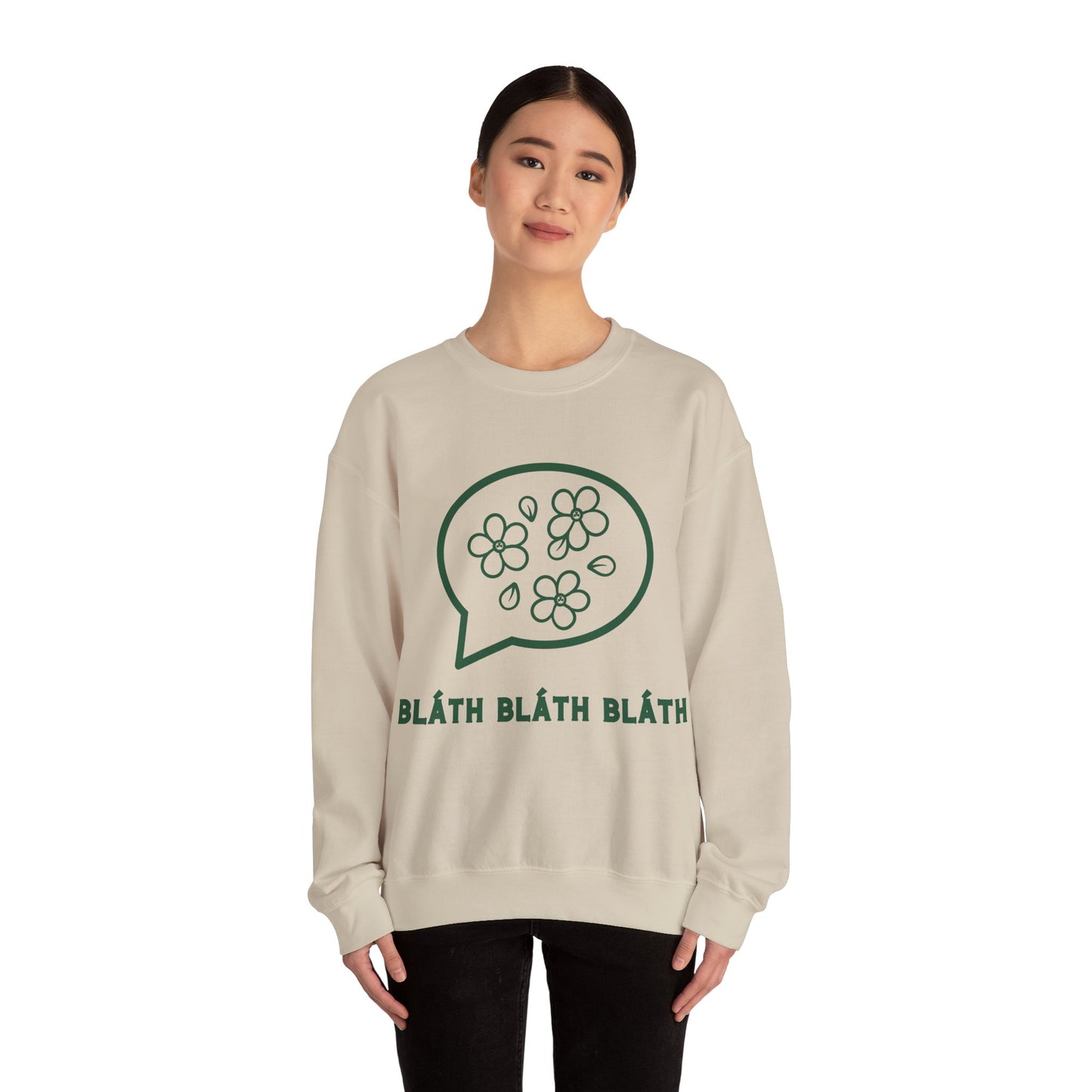BLÁTH BLÁTH BLÁTH Unisex Heavy Blend Crewneck Sweatshirt