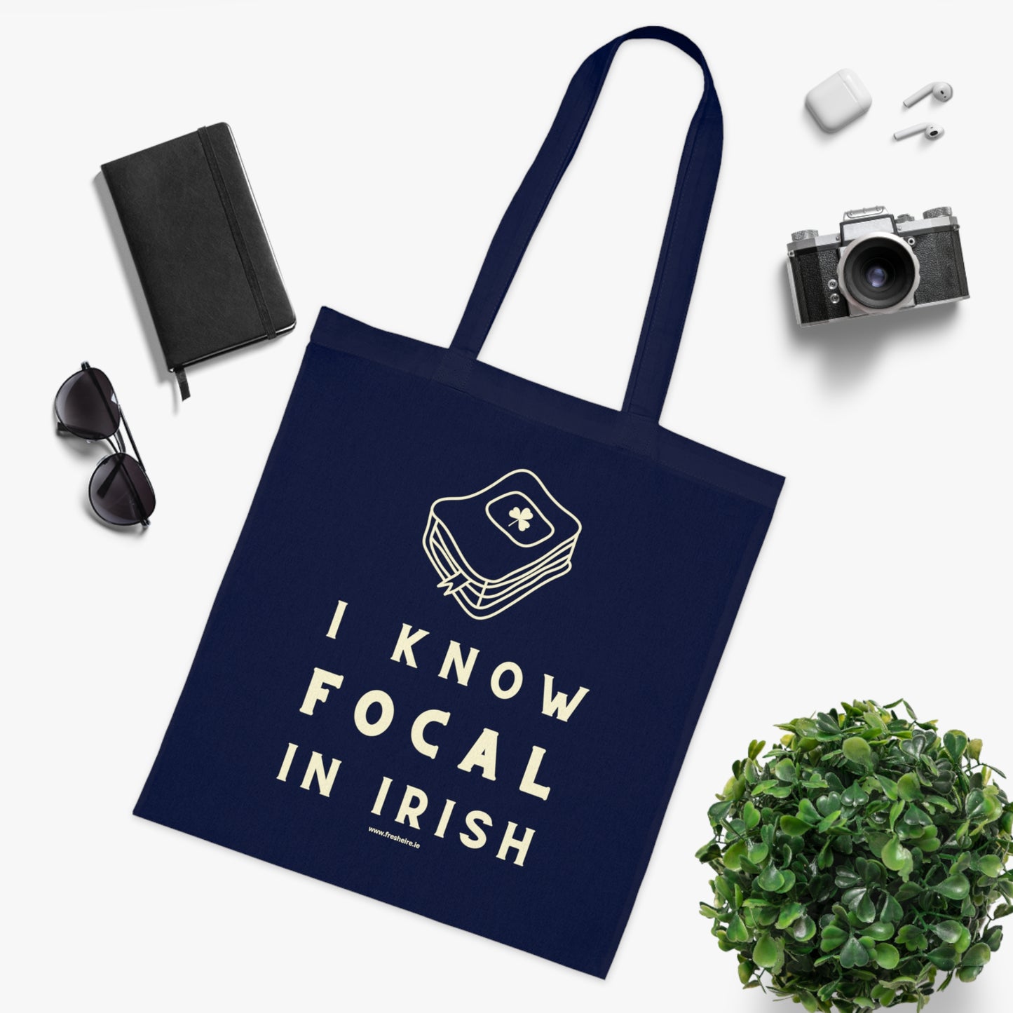 I KNOW FOCAL IN IRISH 100% Cotton Tote Bag