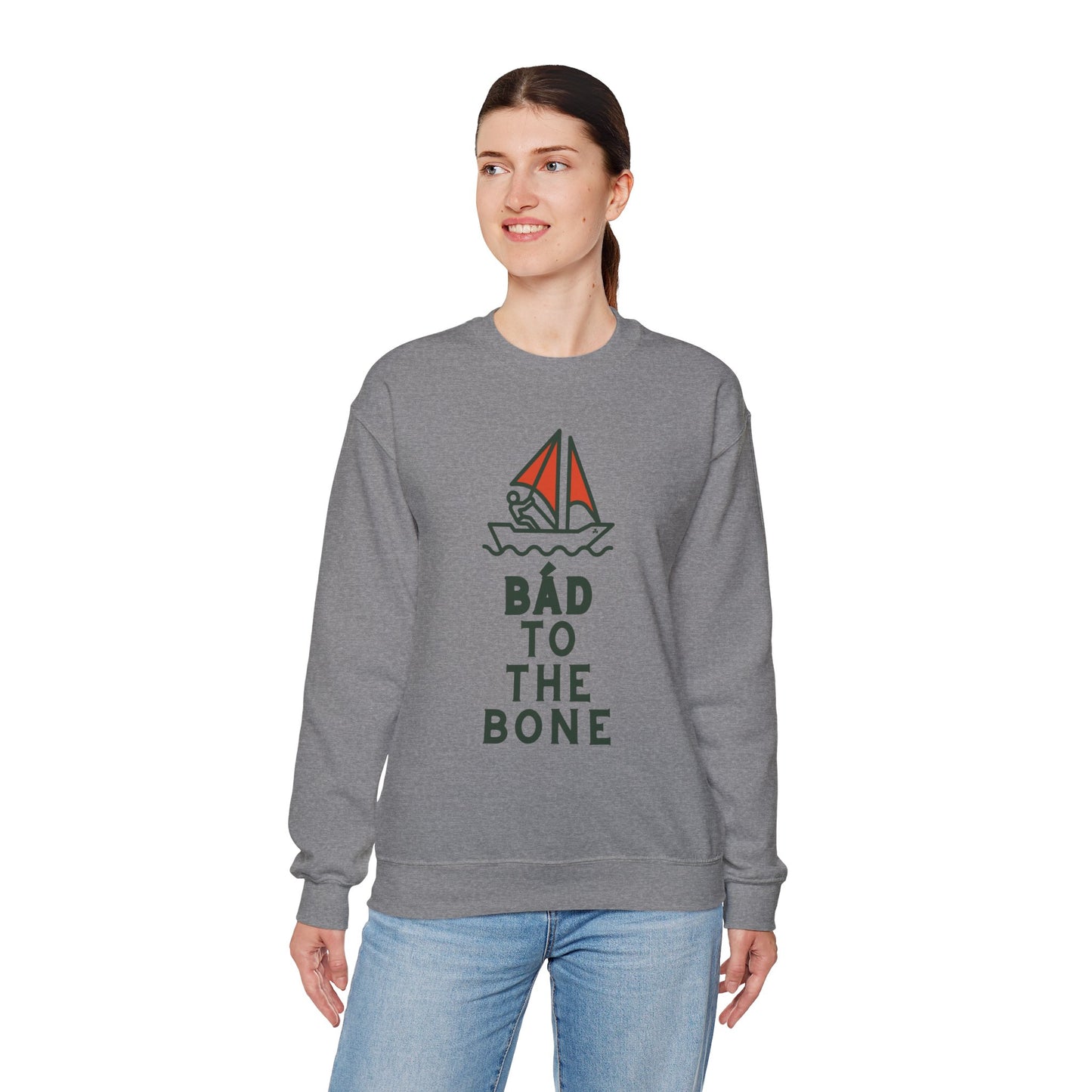 BÁD TO THE BONE Unisex Heavy Blend™ Crewneck Sweatshirt