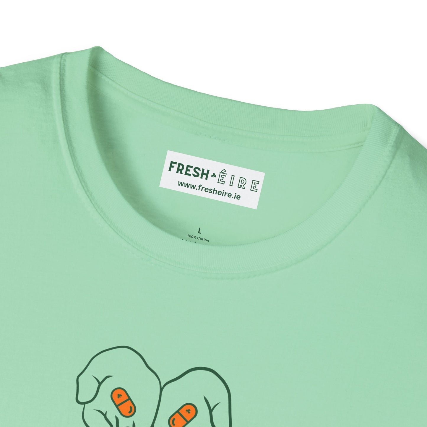 GO LEISCE IN THE MATRIX Unisex Softstyle 100% Cotton T-Shirt