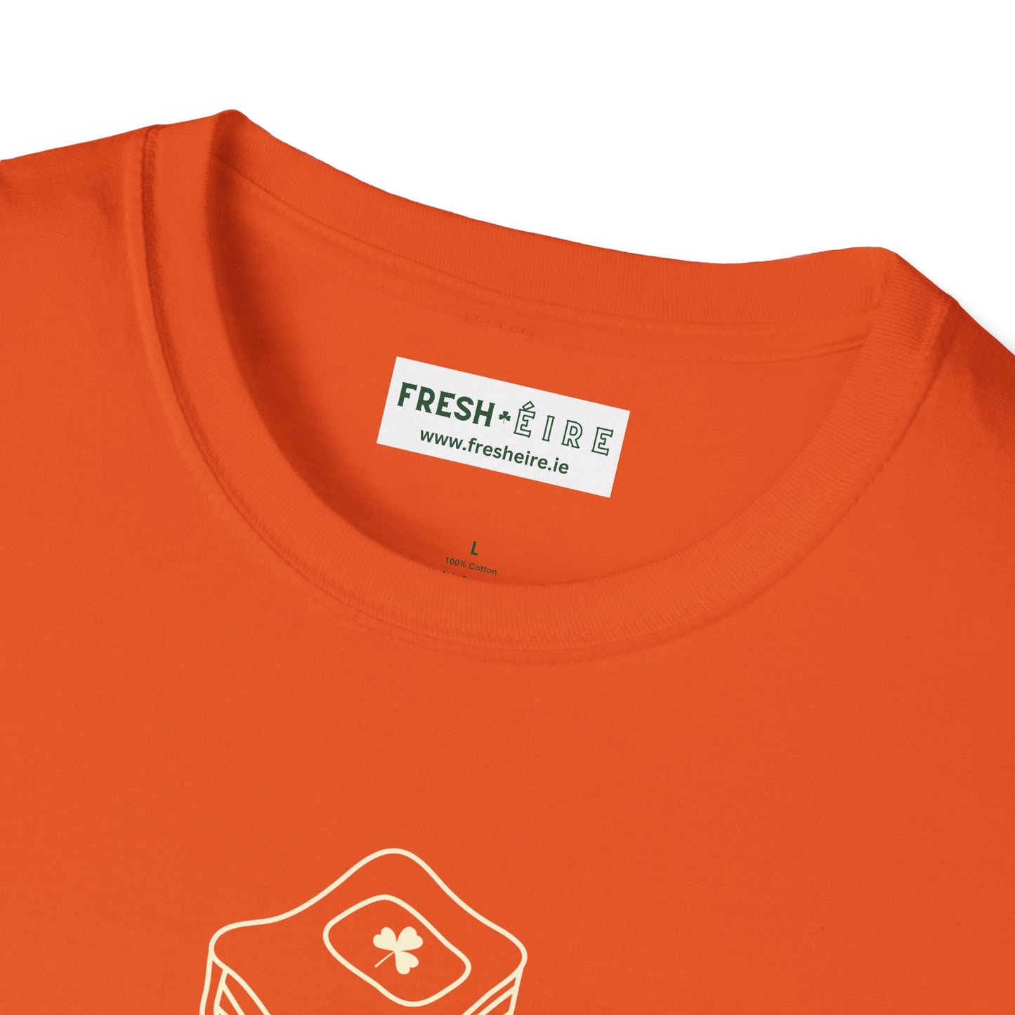 I KNOW FOCAL IN IRISH Unisex Softstyle 100% Cotton T-Shirt