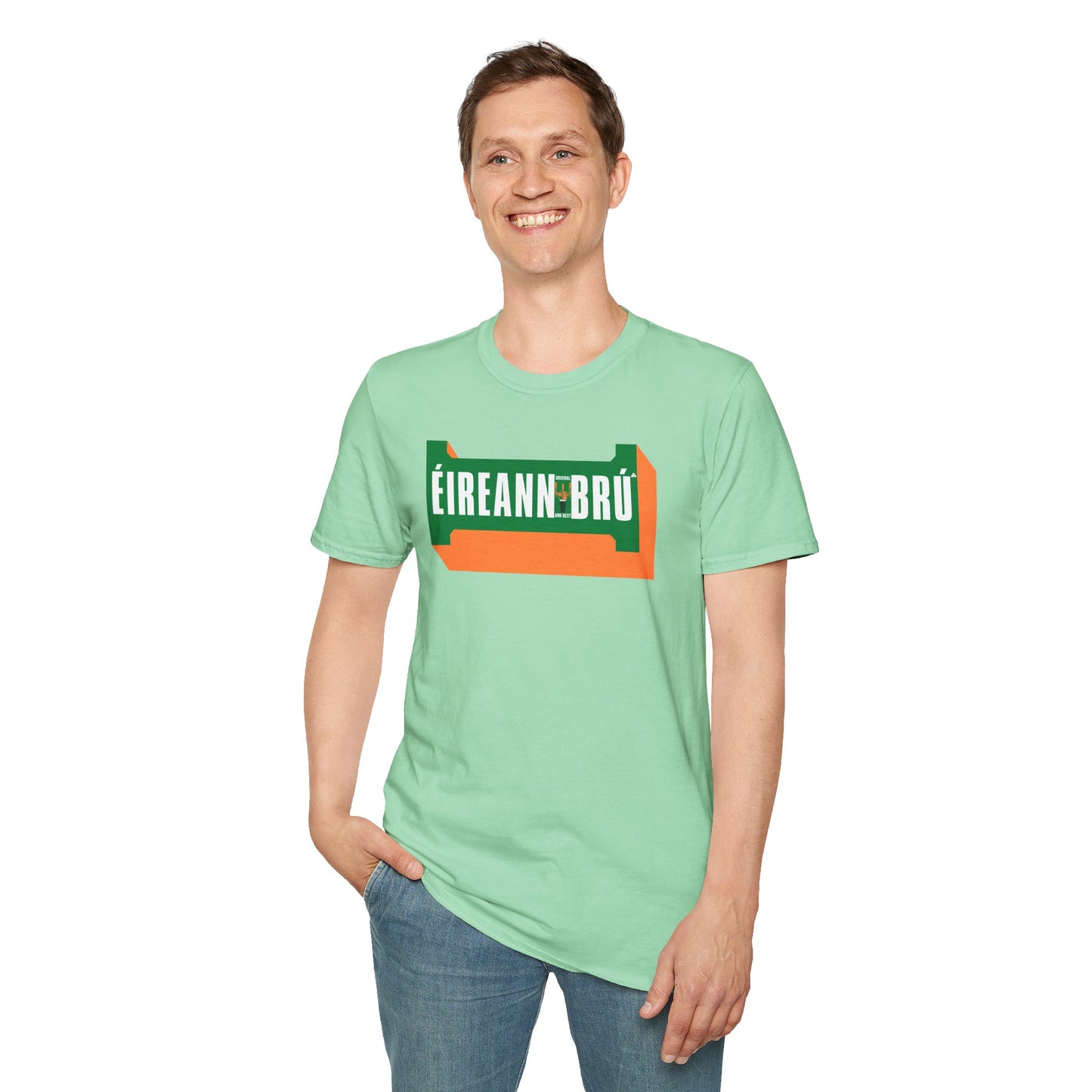 ÉIREANN BRÚ Unisex Softstyle 100% Cotton T-Shirt