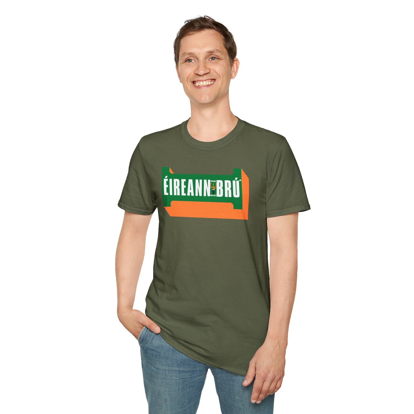 ÉIREANN BRÚ Unisex Softstyle 100% Cotton T-Shirt