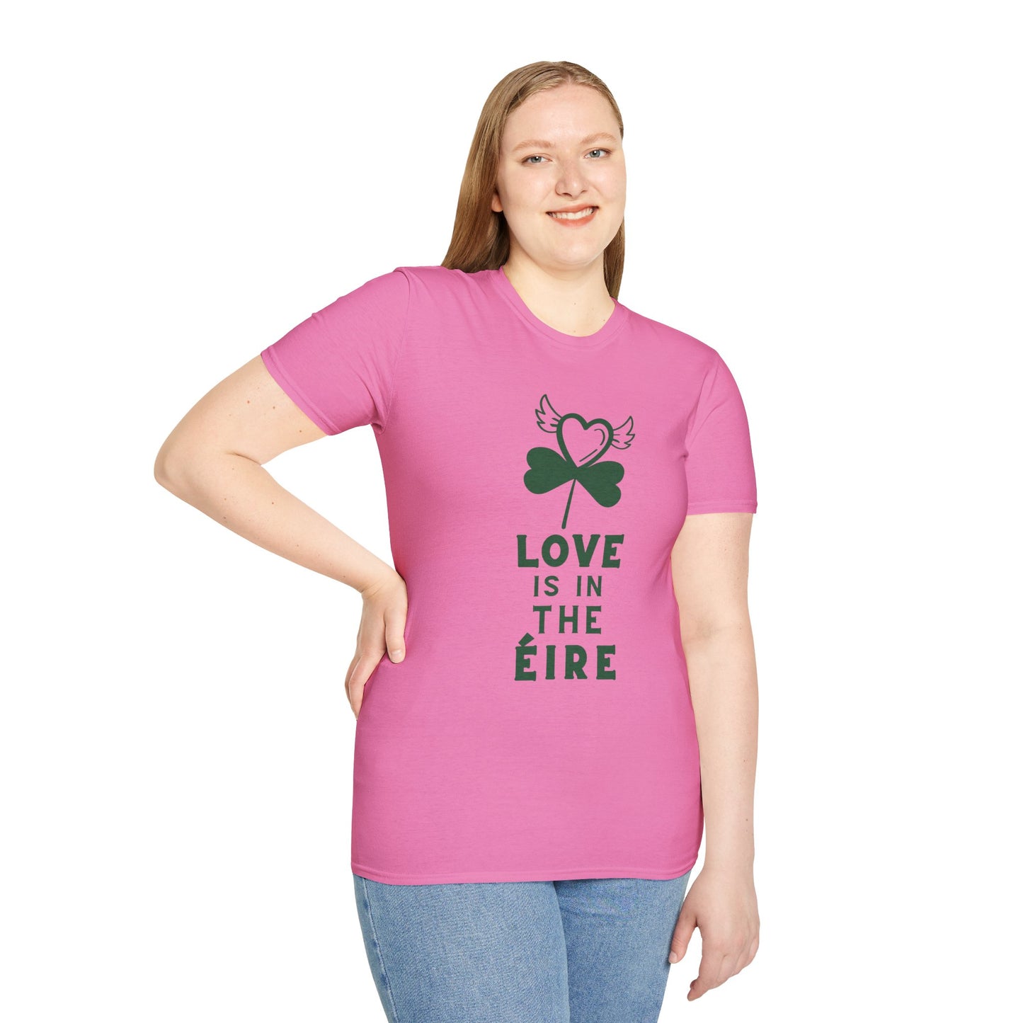 LOVE IS IN THE ÉIRE 2 Unisex Softstyle 100% Cotton T-Shirt