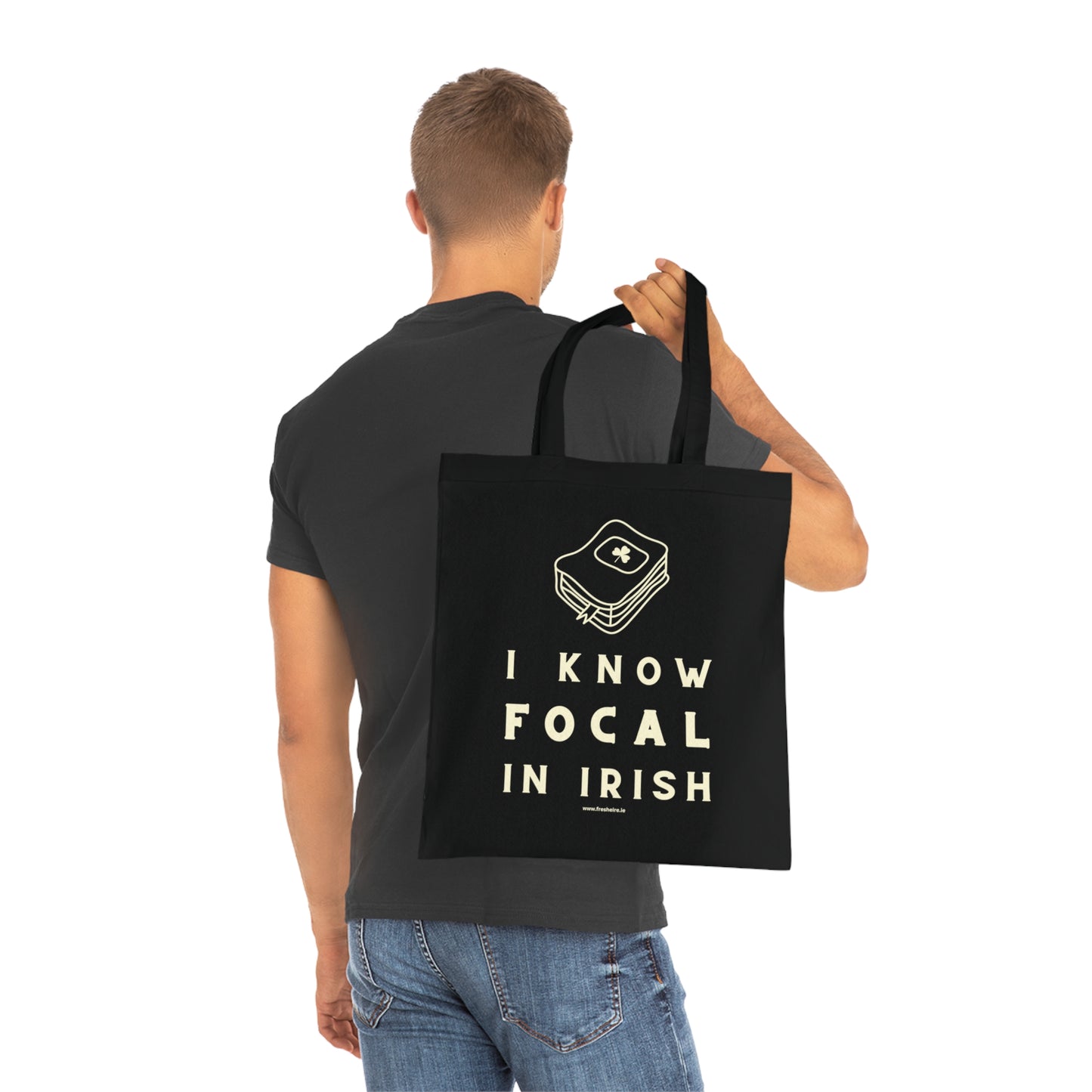 I KNOW FOCAL IN IRISH 100% Cotton Tote Bag
