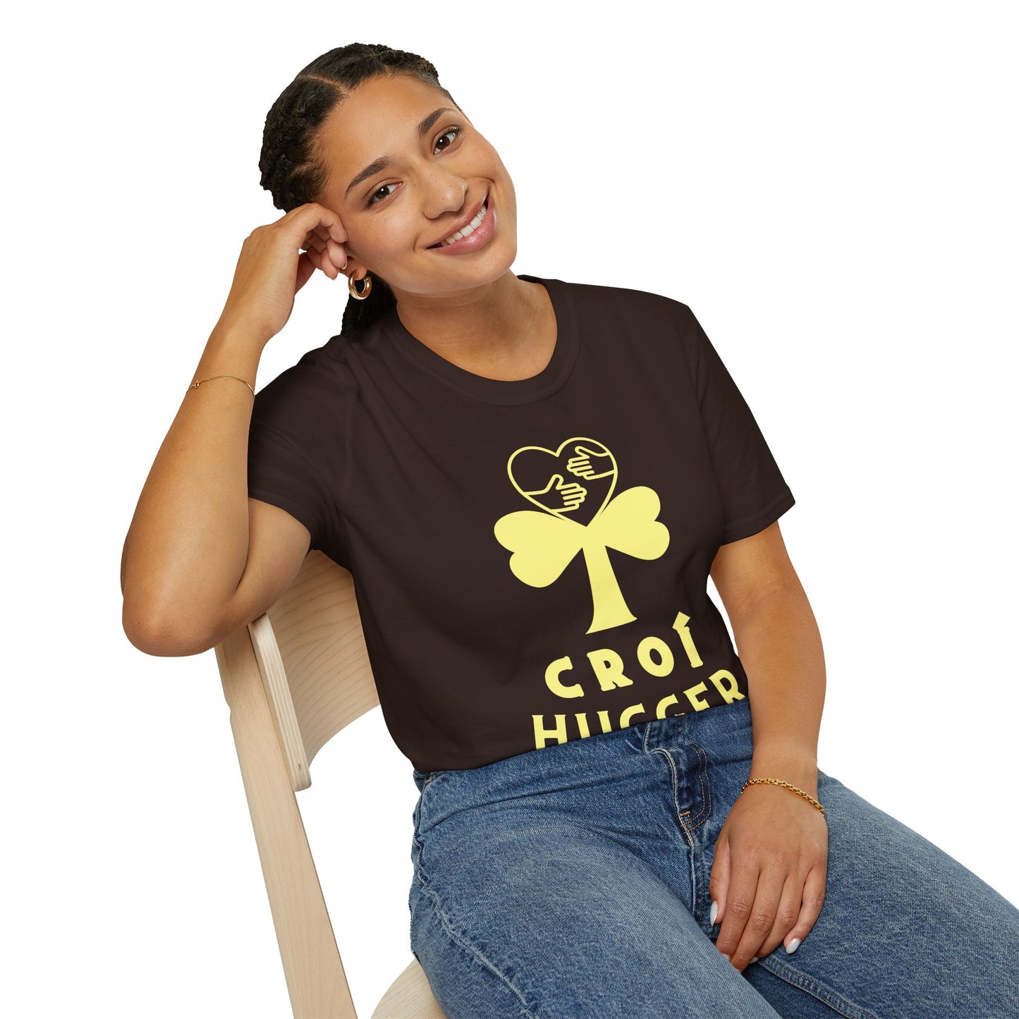 CROÍ HUGGER Unisex Softstyle 100% Cotton T-Shirt