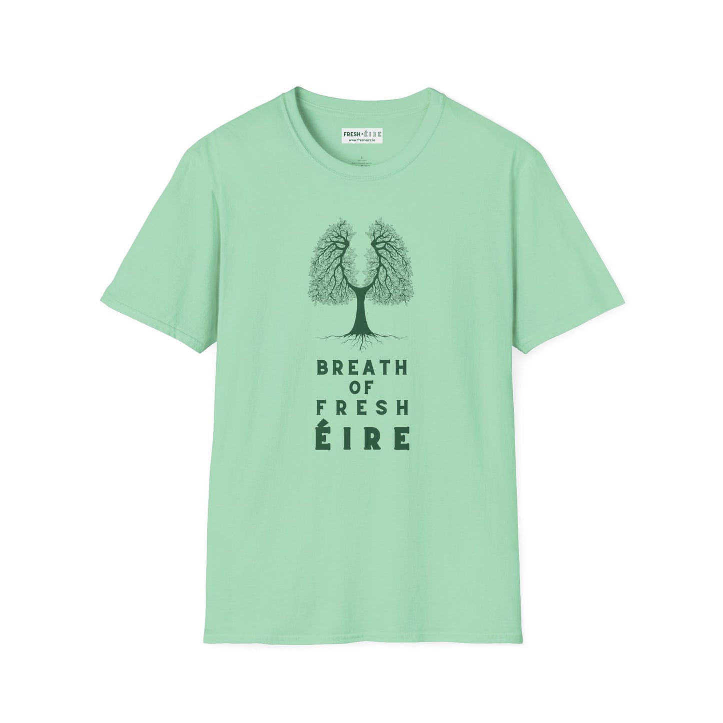 BREATH OF FRESH ÉIRE Unisex Softstyle 100% Cotton T-Shirt