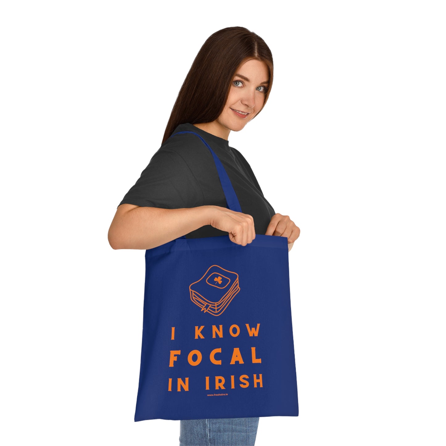 I KNOW FOCAL IN IRISH 100% Cotton Tote Bag