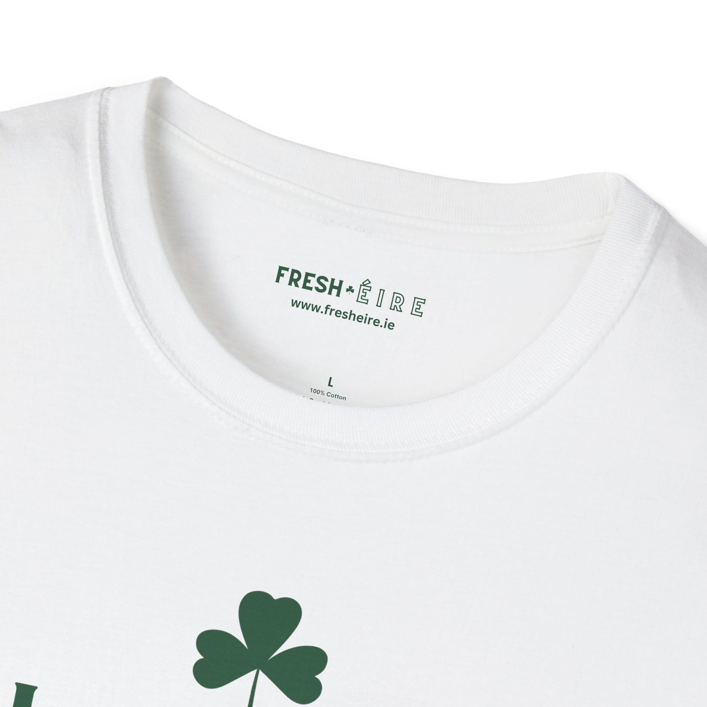 FLOATING ON ÉIRE Unisex Softstyle 100% Cotton T-Shirt