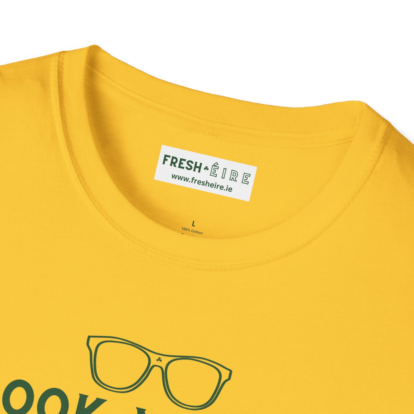 LOOK WHO'S AG CAINT Unisex Softstyle 100% Cotton T-Shirt