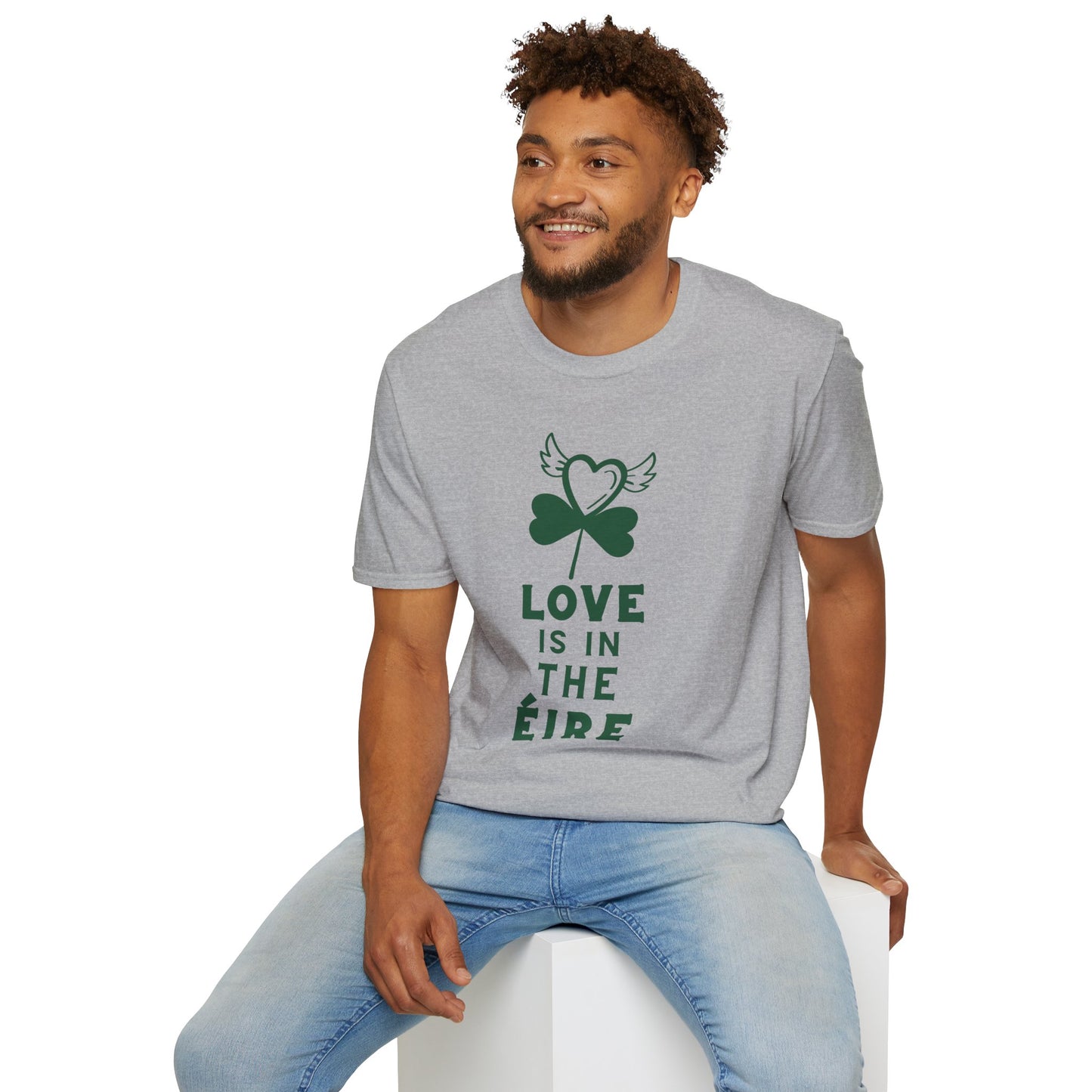 LOVE IS IN THE ÉIRE 2 Unisex Softstyle 100% Cotton T-Shirt