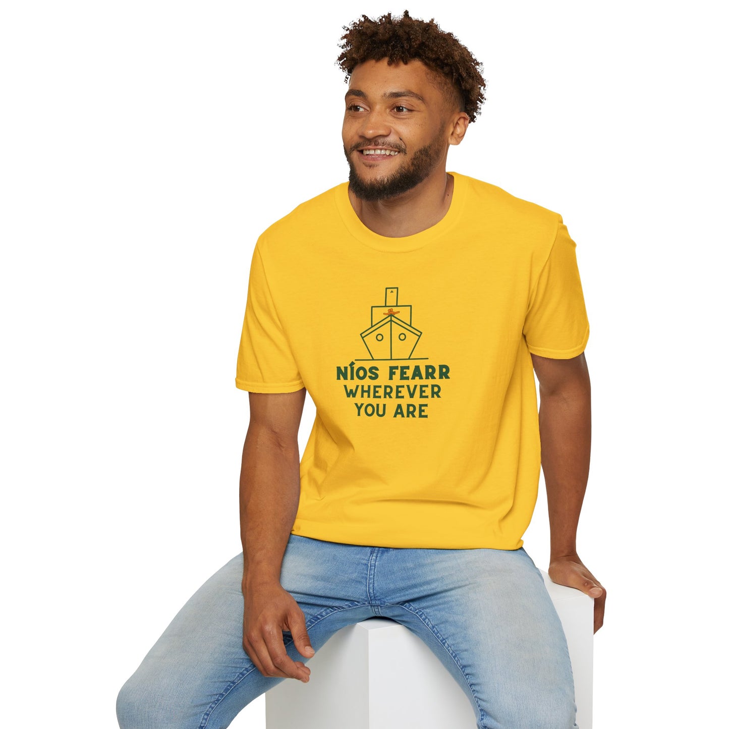 NÍOS FEARR WHEREVER YOU ARE Unisex Softstyle 100% Cotton T-Shirt