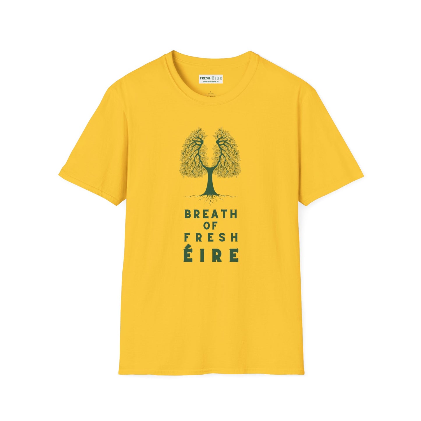 BREATH OF FRESH ÉIRE Unisex Softstyle 100% Cotton T-Shirt