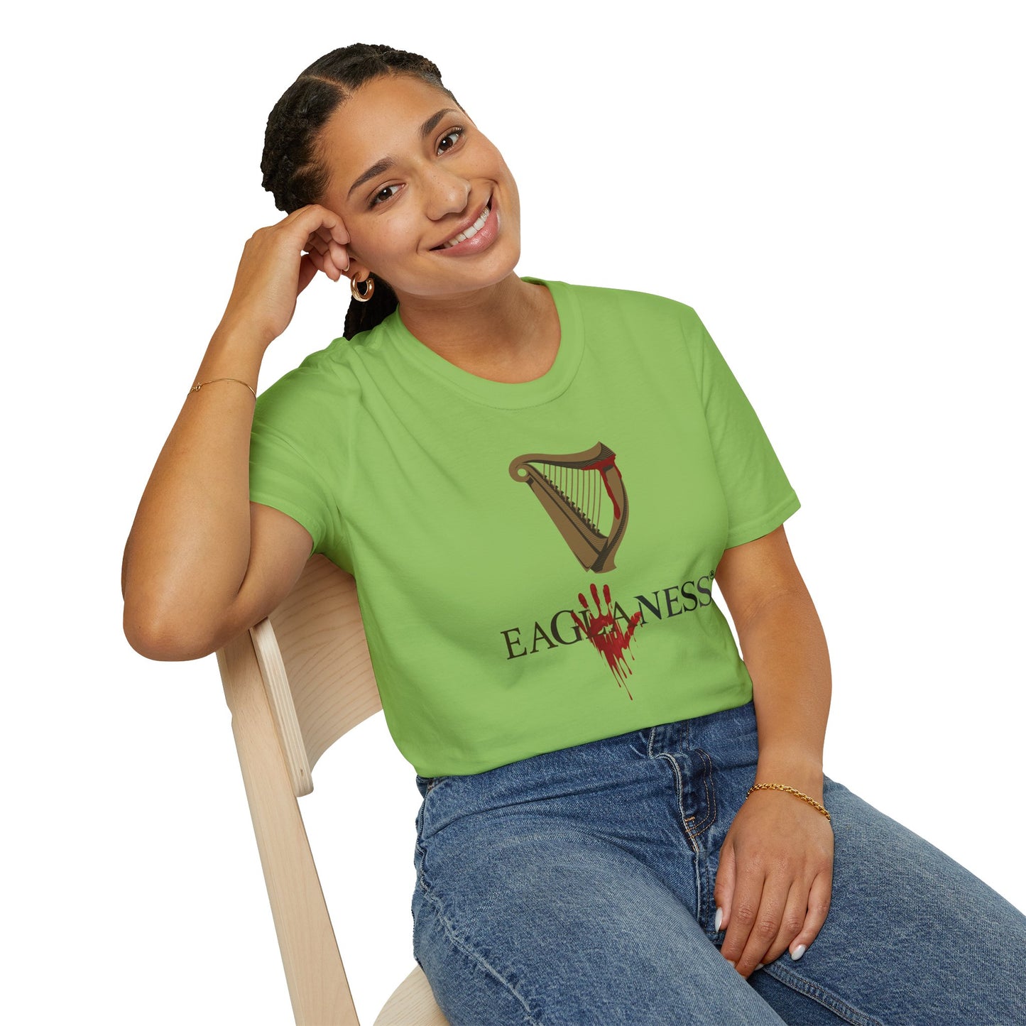 EAGLANESS 100% Cotton Unisex Softstyle T-Shirt