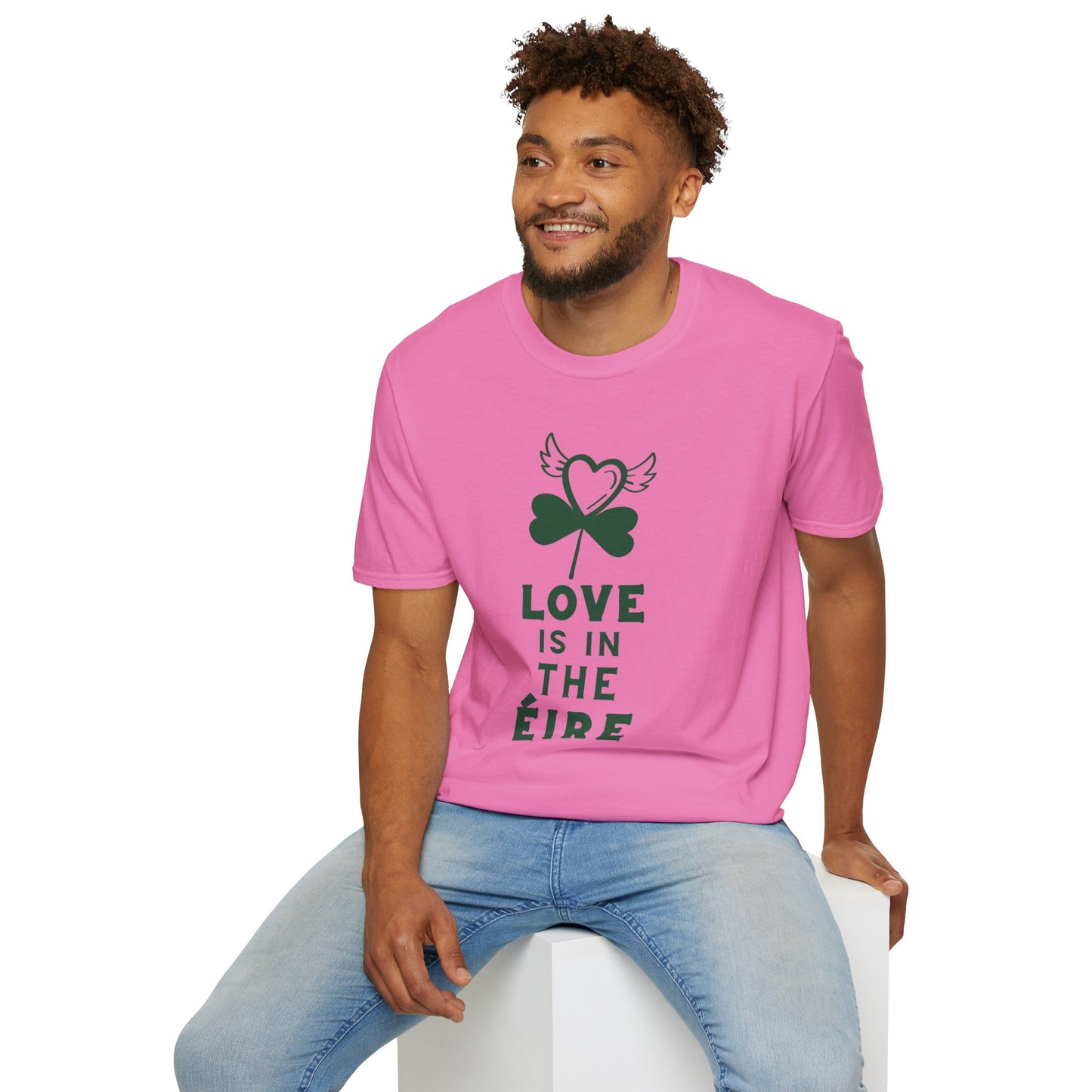 LOVE IS IN THE ÉIRE 2 Unisex Softstyle 100% Cotton T-Shirt