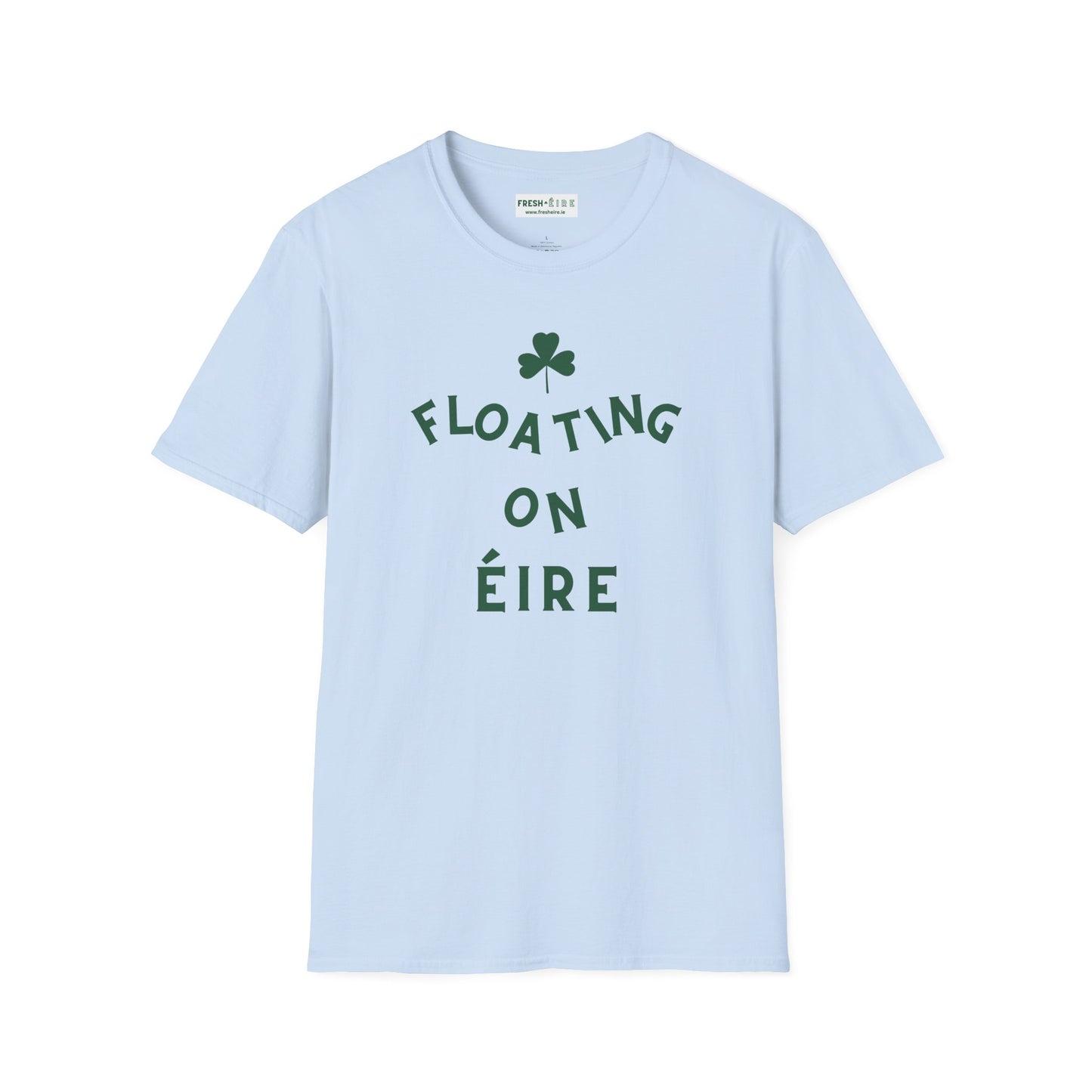 FLOATING ON ÉIRE Unisex Softstyle 100% Cotton T-Shirt