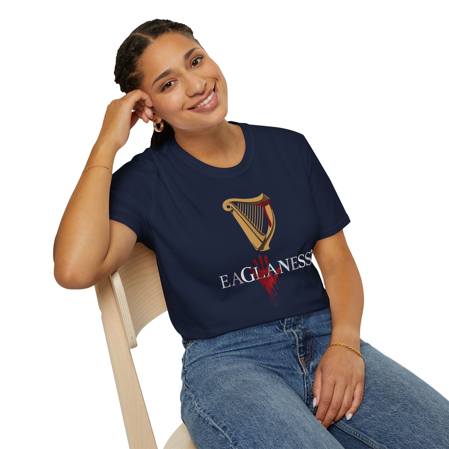 EAGLANESS 100% Cotton Unisex Softstyle T-Shirt