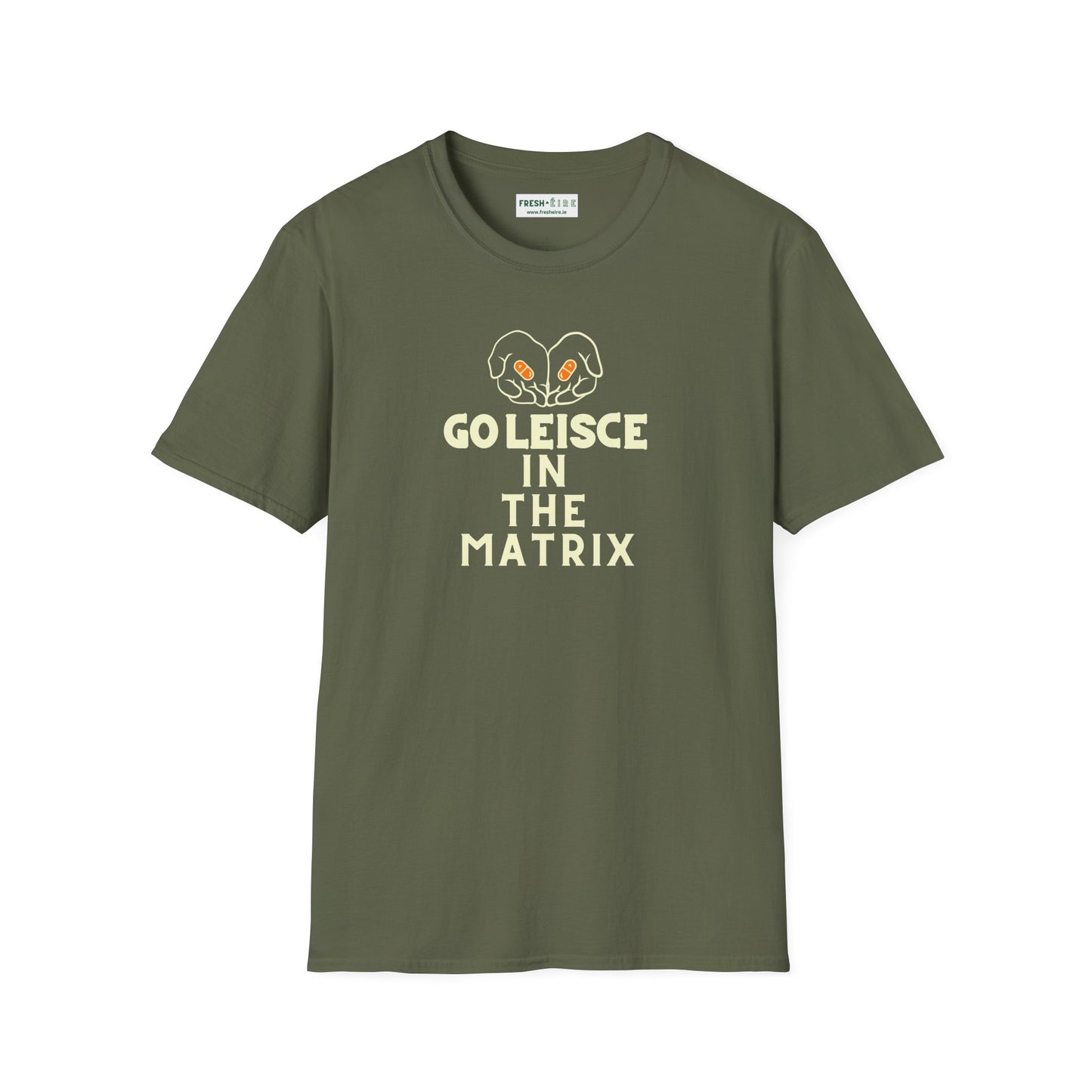 GO LEISCE IN THE MATRIX Unisex Softstyle 100% Cotton T-Shirt