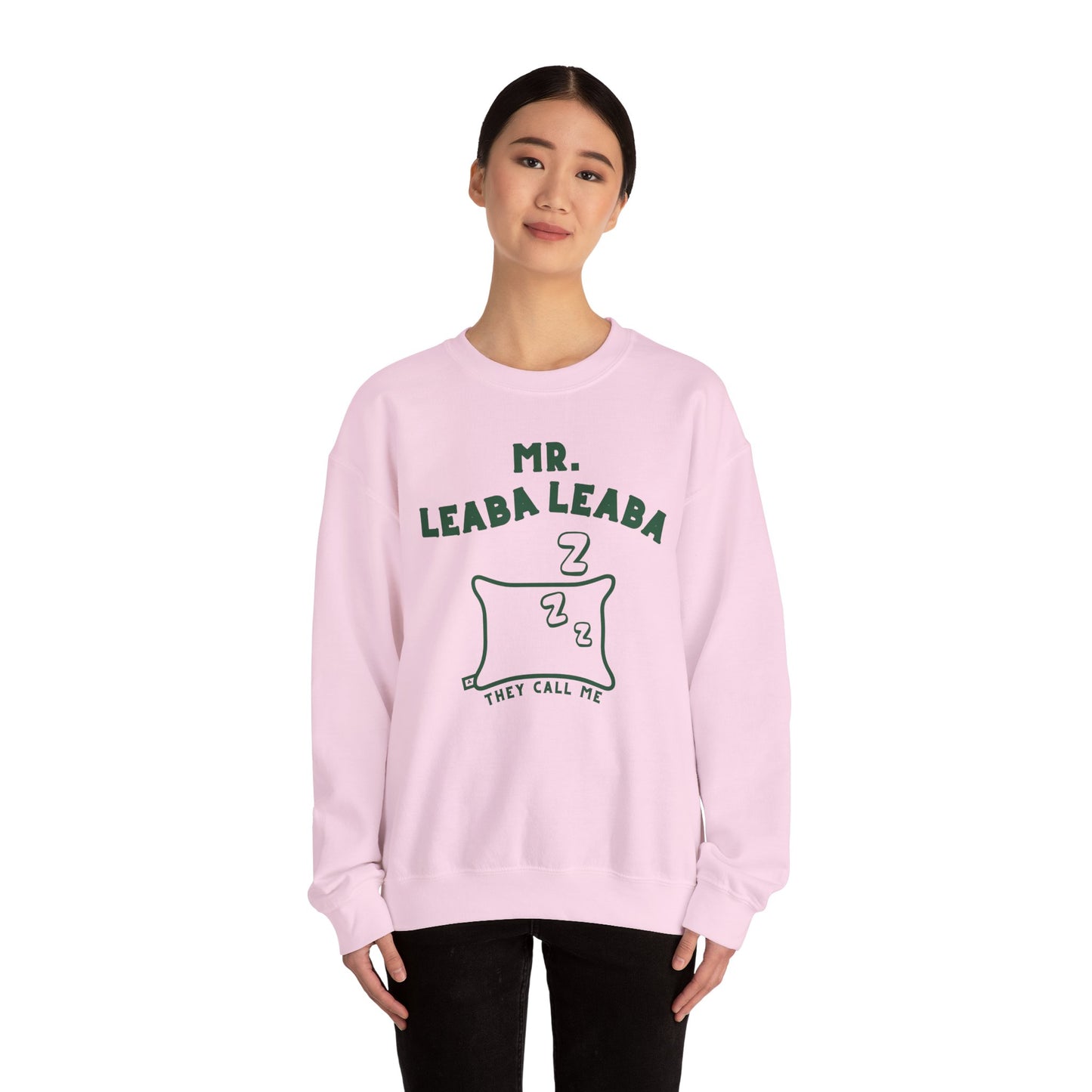 MR. LEABA LEABA (THEY CALL ME) Unisex Heavy Blend™ Crewneck Sweatshirt