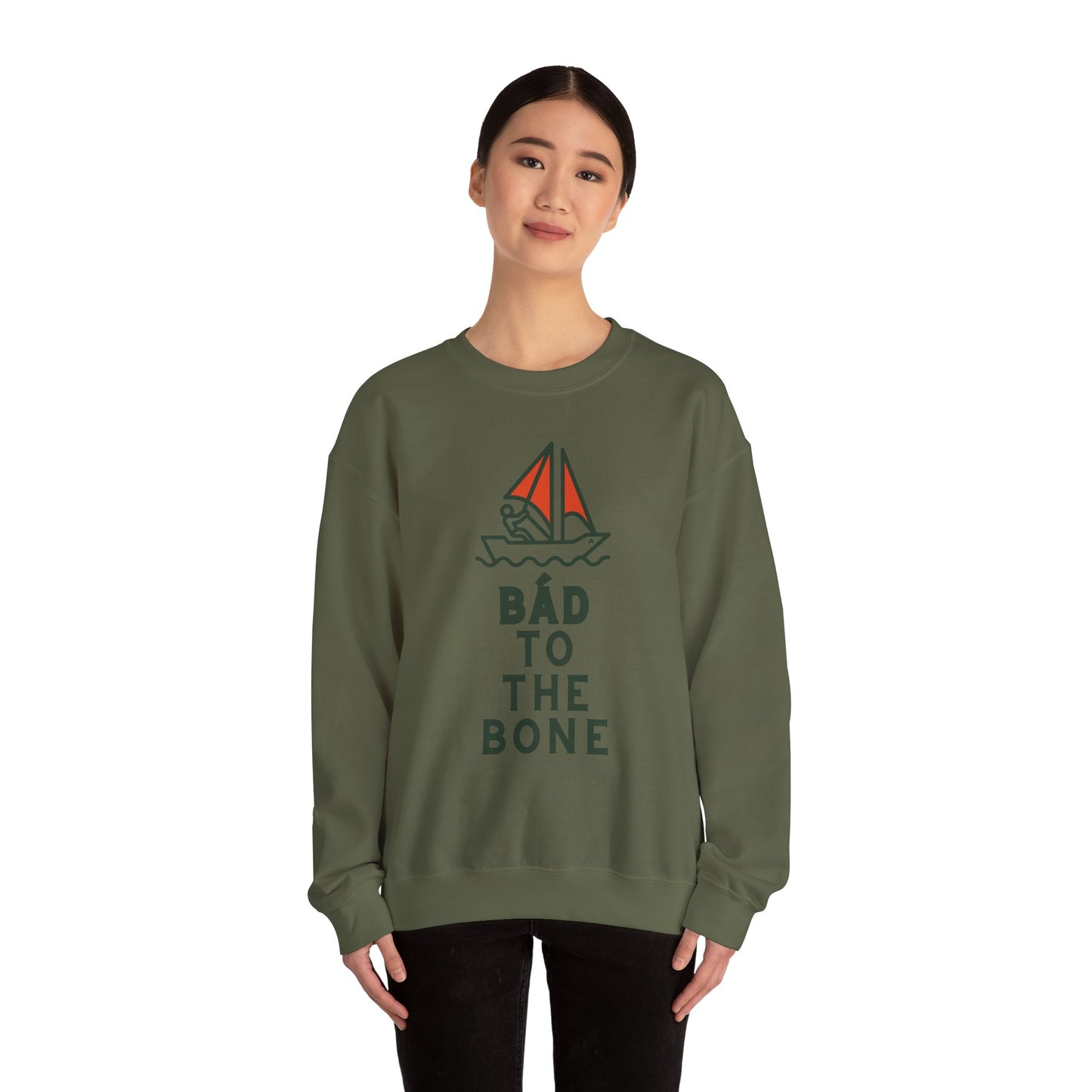 BÁD TO THE BONE Unisex Heavy Blend™ Crewneck Sweatshirt