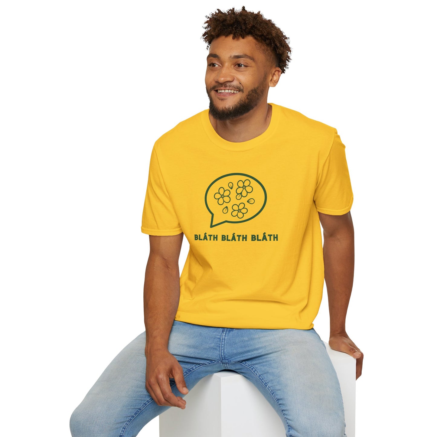 BLÁTH BLÁTH BLÁTH Unisex Softstyle 100% Cotton T-Shirt