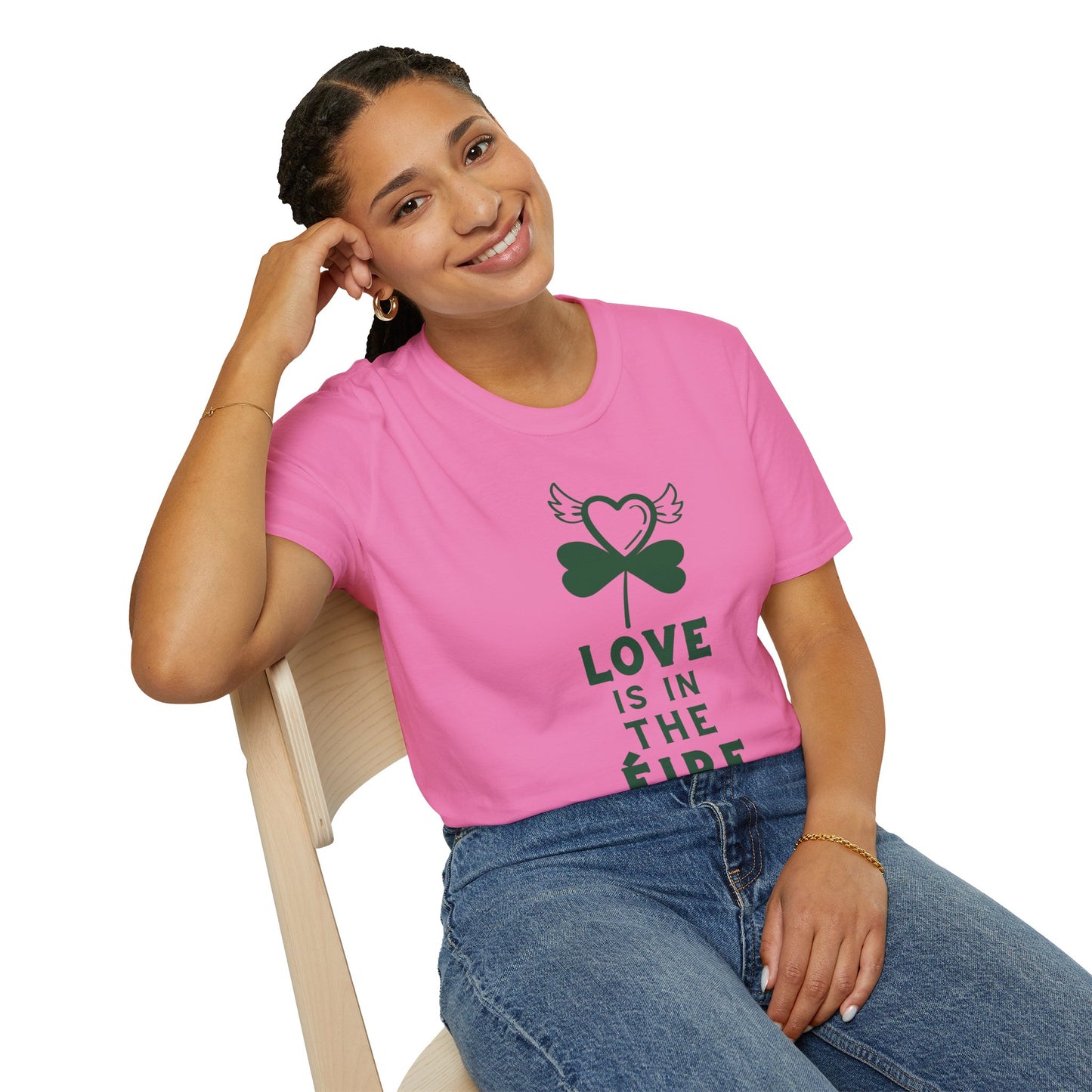 LOVE IS IN THE ÉIRE 2 Unisex Softstyle 100% Cotton T-Shirt