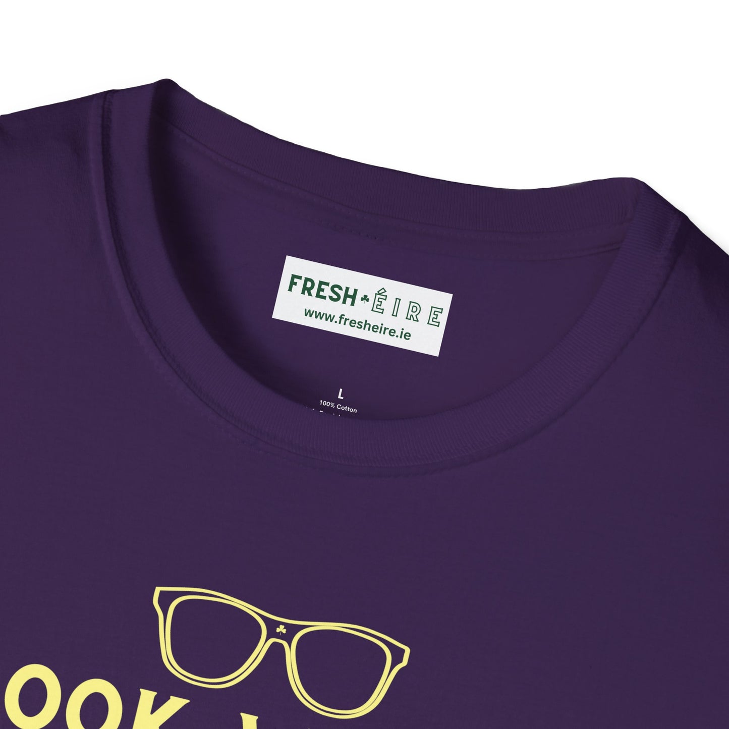 LOOK WHO'S AG CAINT Unisex Softstyle 100% Cotton T-Shirt