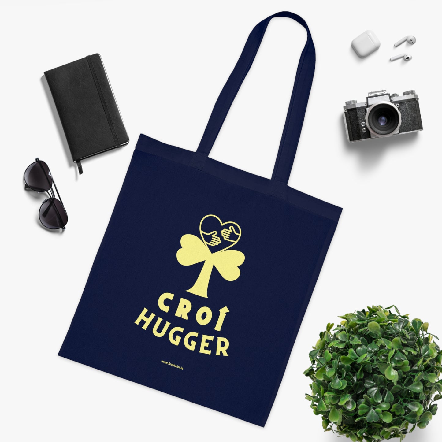 CROÍ HUGGER 100% Cotton Tote Bag
