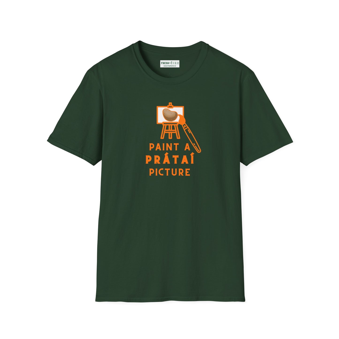 PAINT A PRÁTAÍ PICTURE Unisex Softstyle 100% Cotton T-Shirt