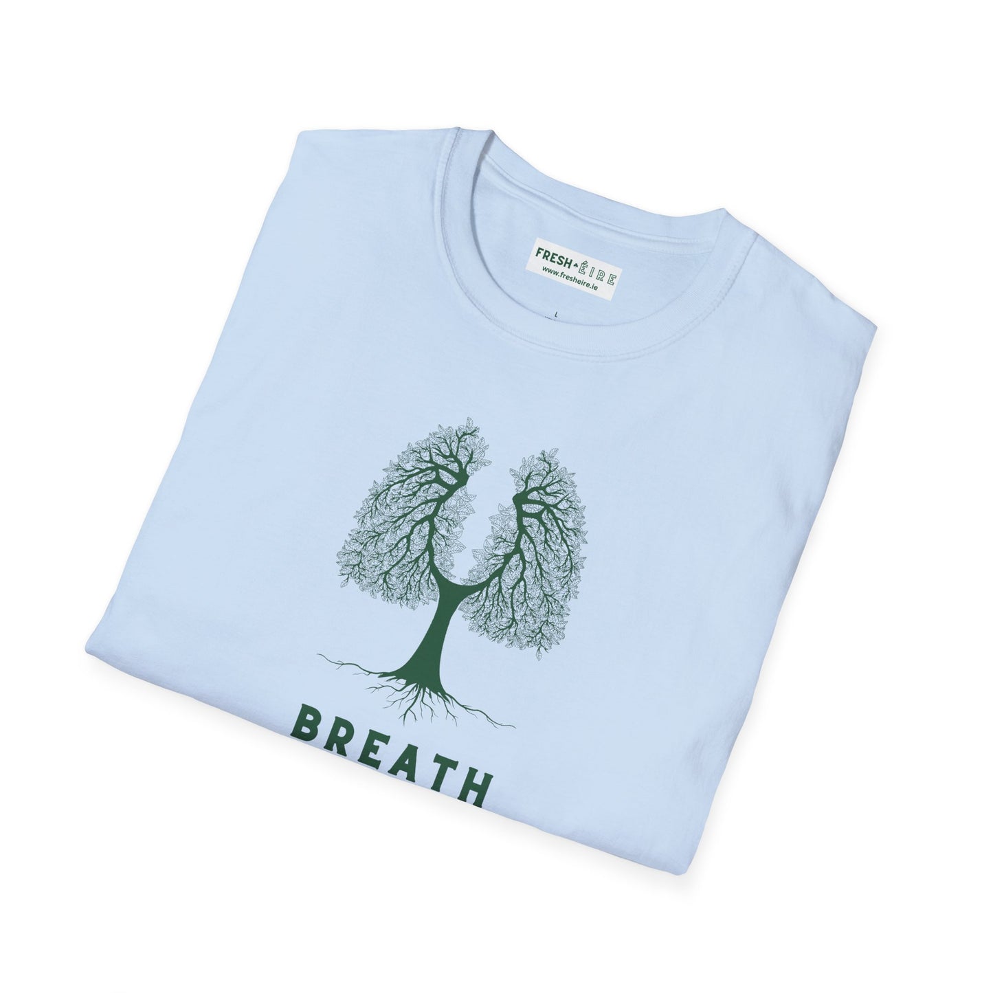 BREATH OF FRESH ÉIRE Unisex Softstyle 100% Cotton T-Shirt